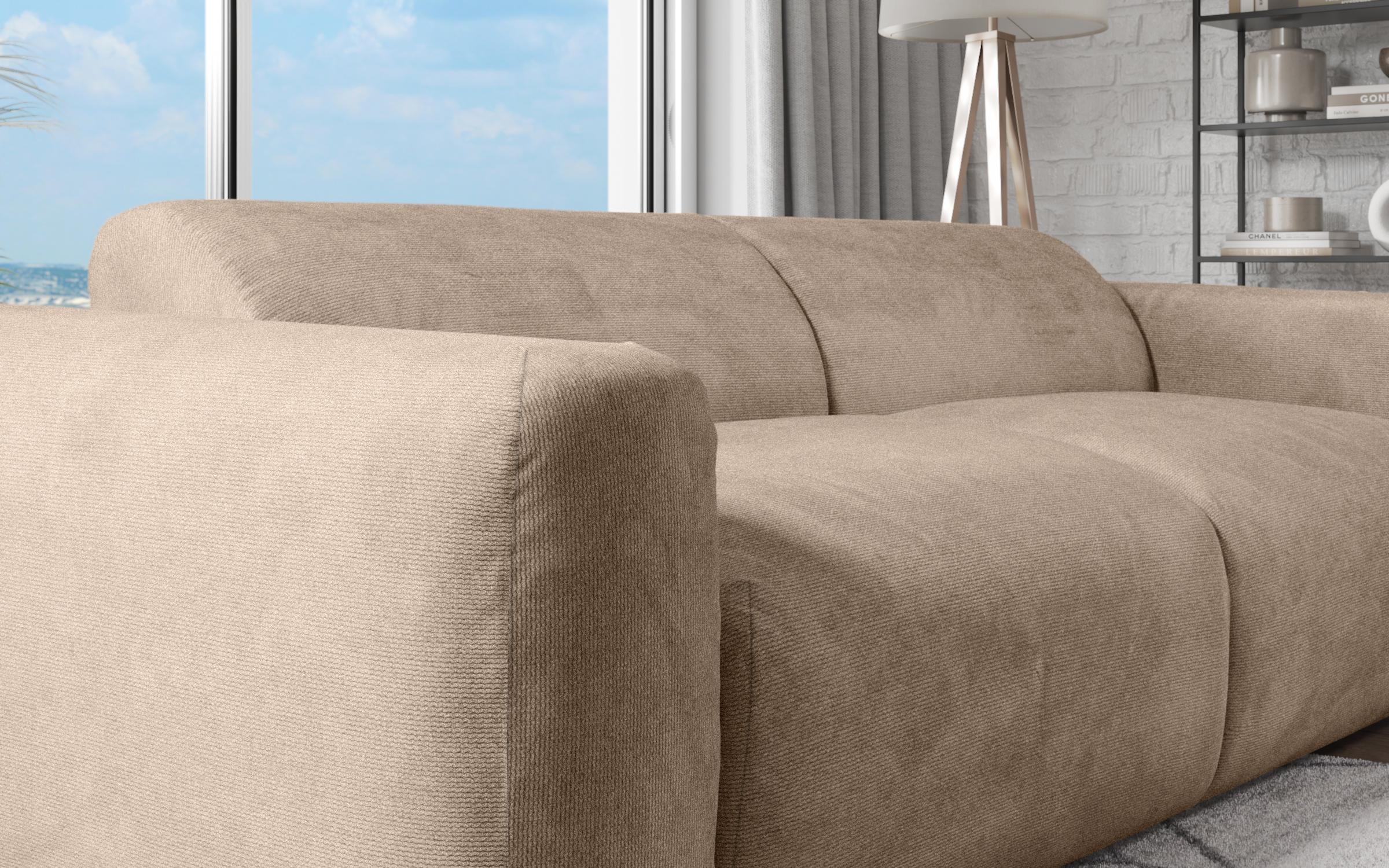 Canapea extensibila Claudi, bej inchis  4