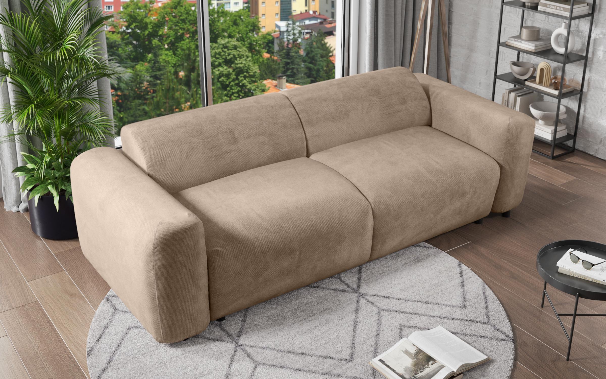 Canapea extensibila Claudi, bej inchis  5
