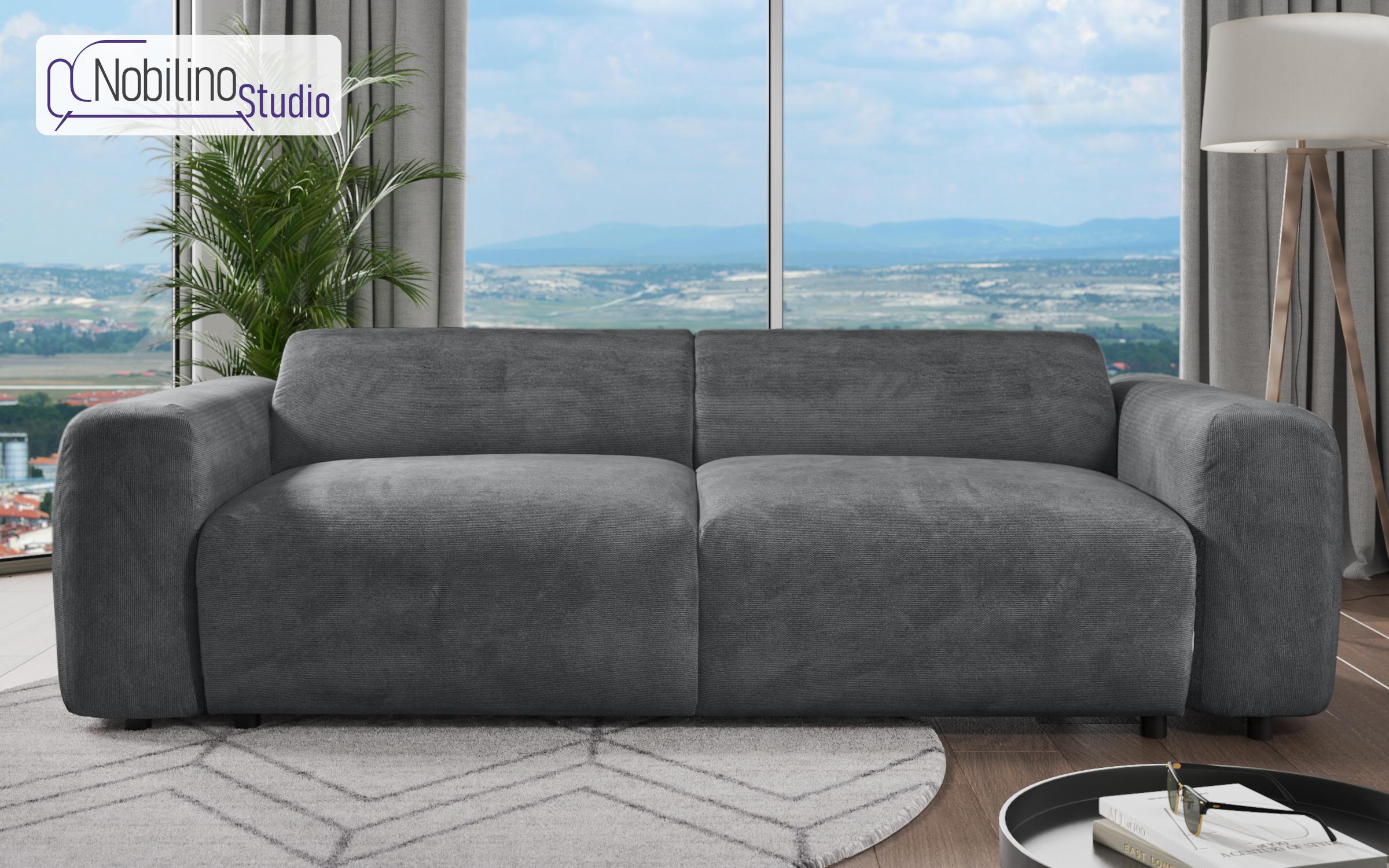 Canapea extensibila Claudi, gri inchis  1