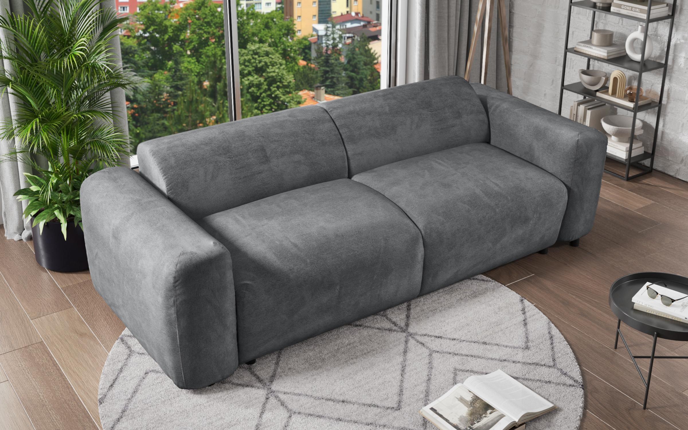Canapea extensibila Claudi, gri inchis  4