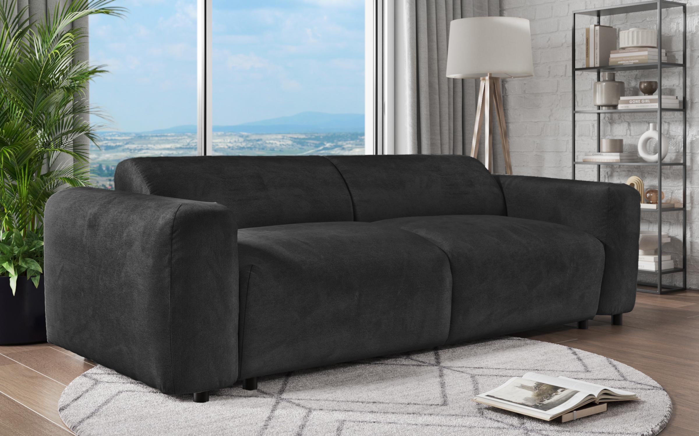 Canapea extensibila Claudi, negru  3