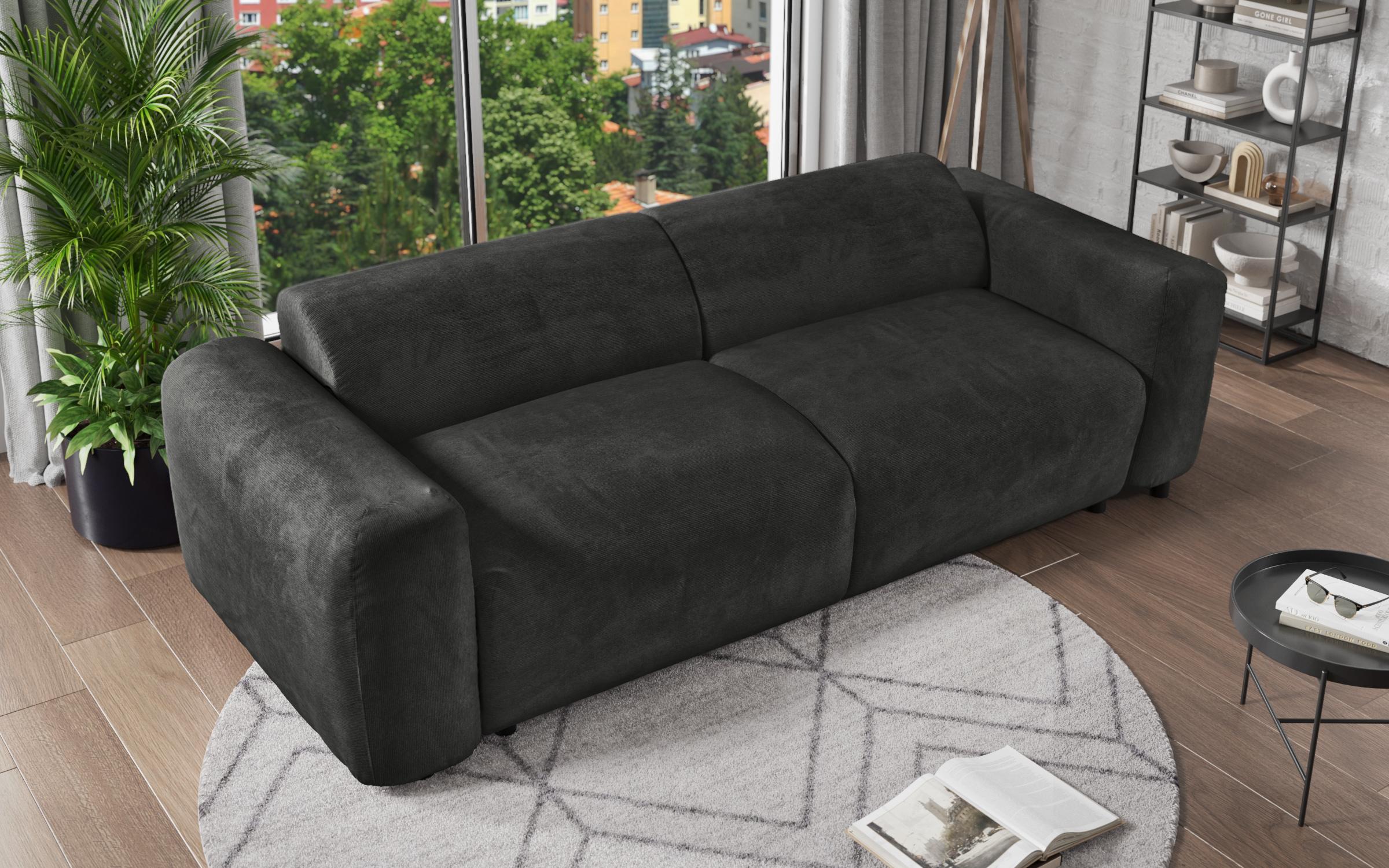 Canapea extensibila Claudi, negru  5