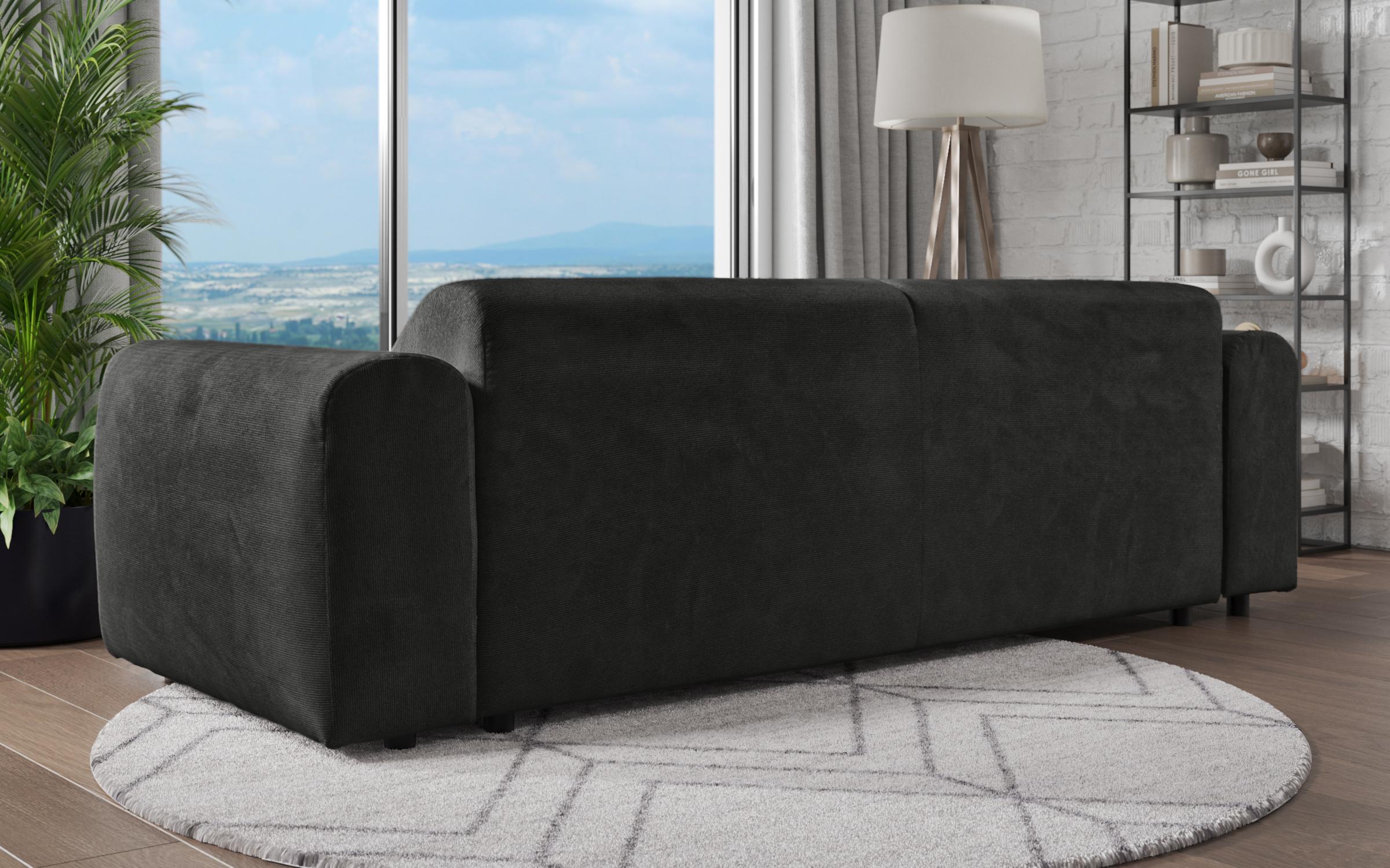 Canapea extensibila Claudi, negru  6