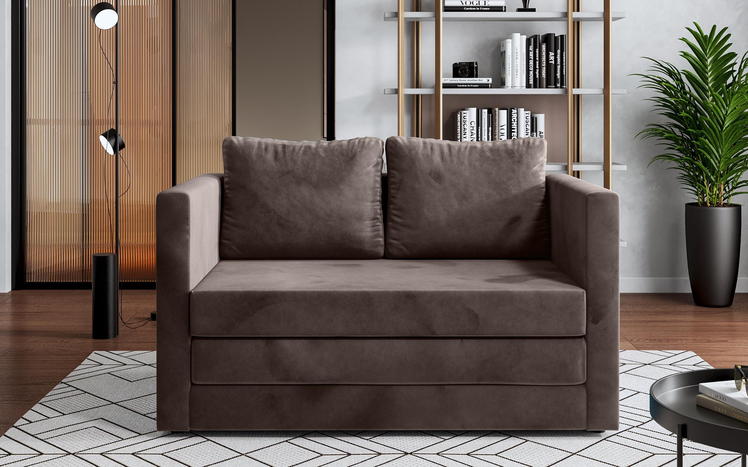 Canapea extensibila Pacific, maro  1