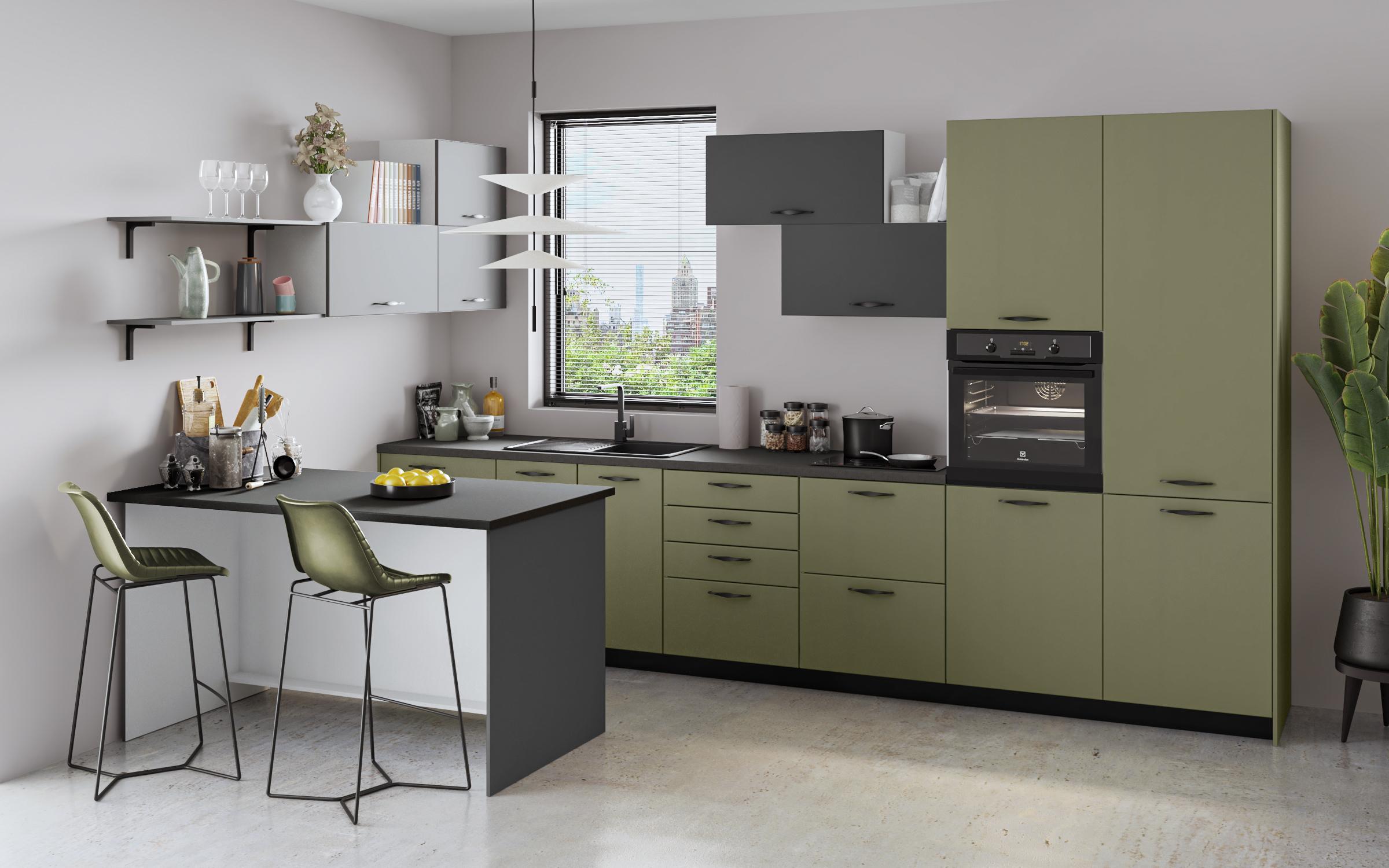 Usa pentru electrocasnice incorporabile Simon 48, maslina  2