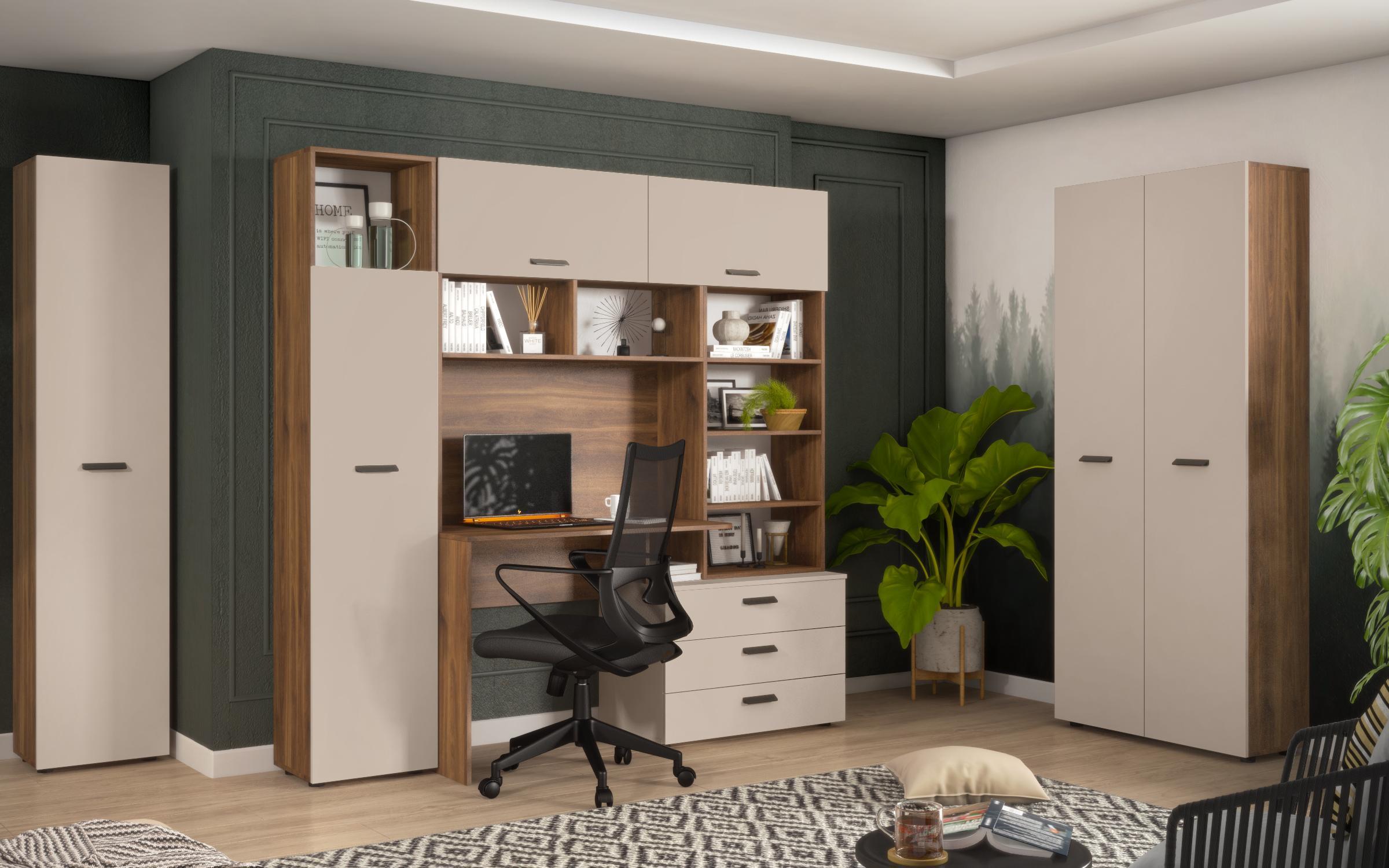 Dulap Diel  Next A, stejar coniac + casmir  3