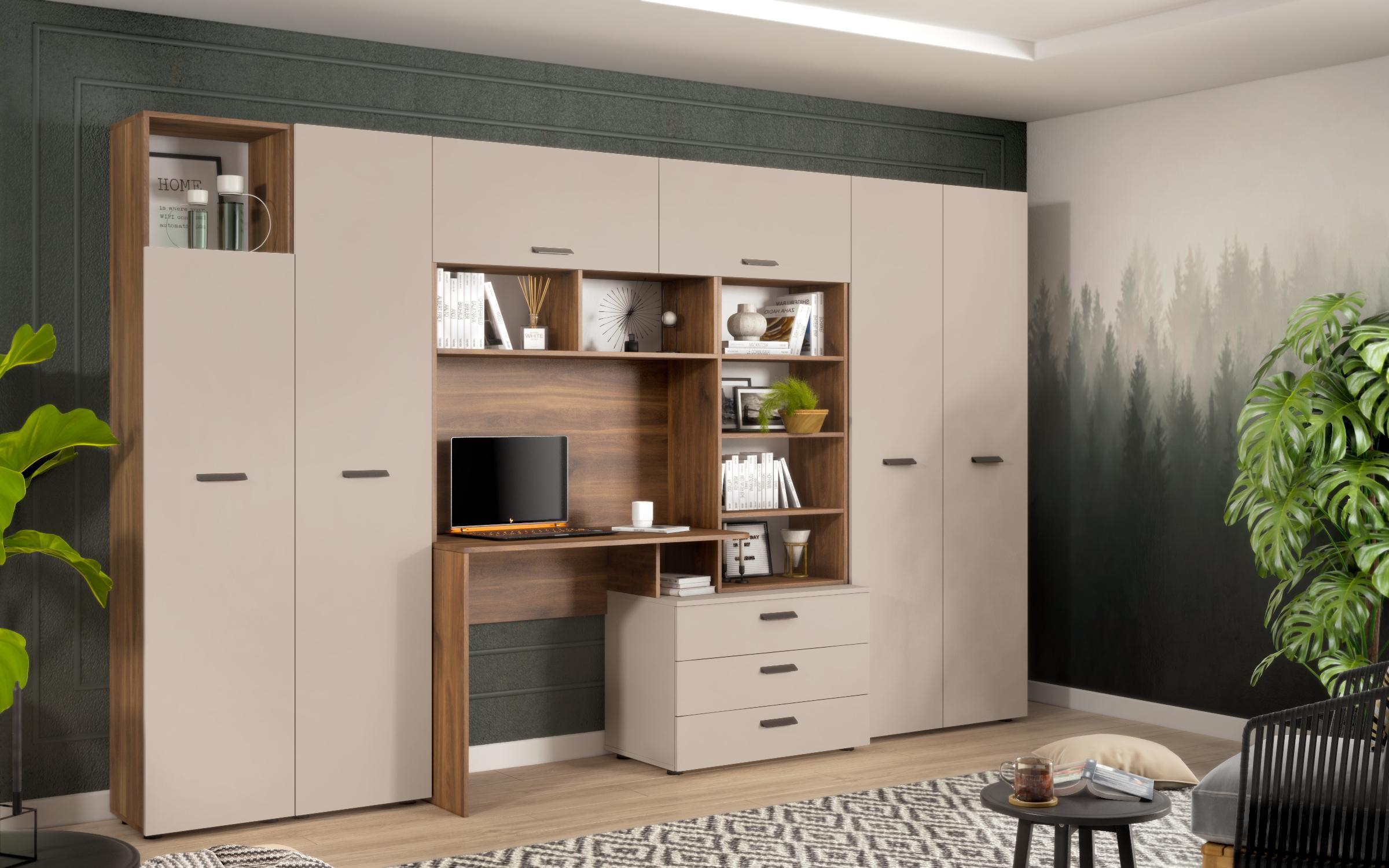 Dulap Diel  Next A, stejar coniac + casmir  5