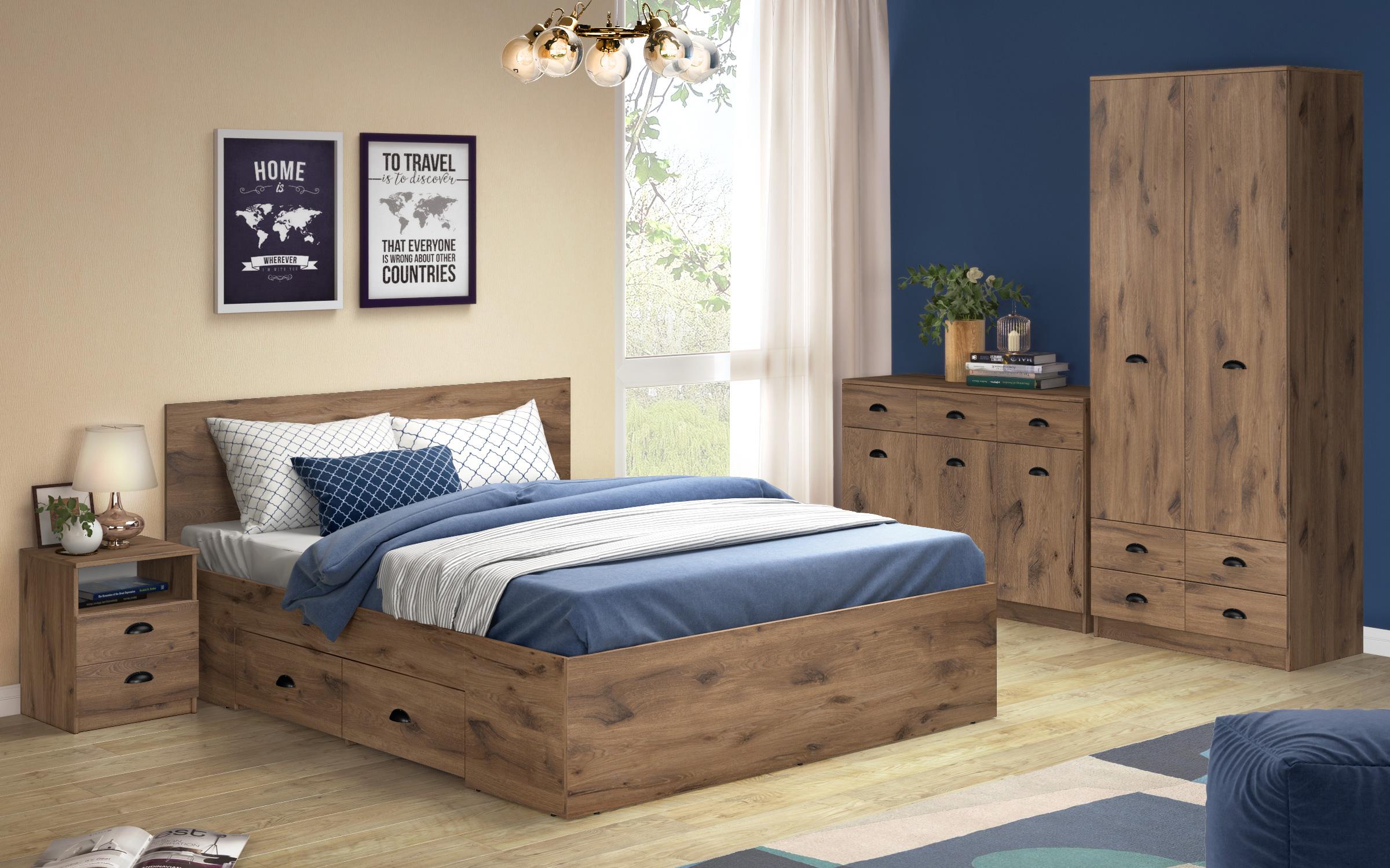 Comoda Tiara C, stejar scandinav 2