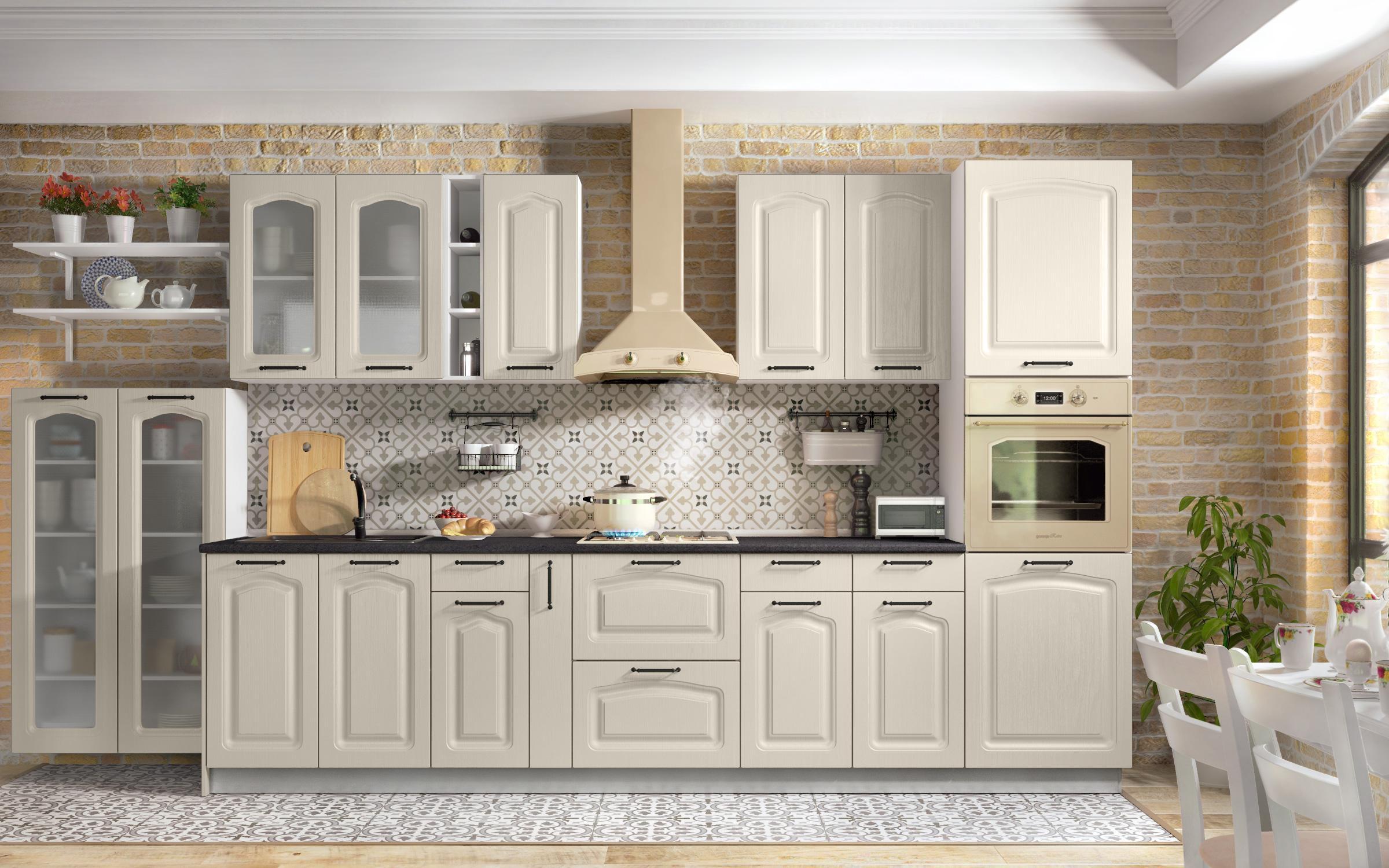 Coloana pentru cuptor Matis 39, stanga, aspen bej  2