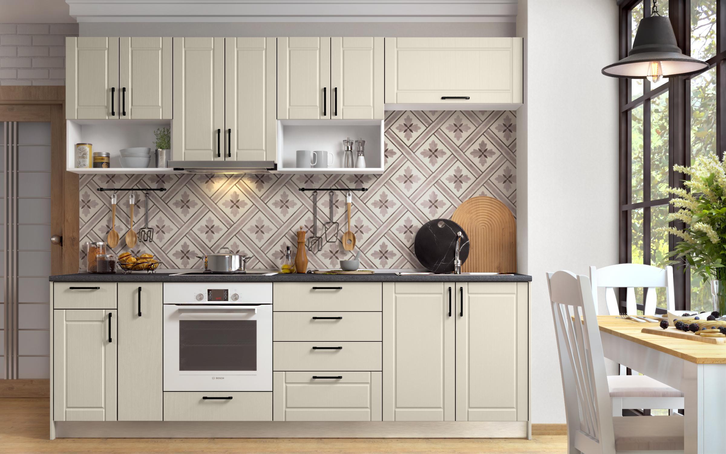 Dulap pentru cuptor Hana  Classic 01, aspen bej  3
