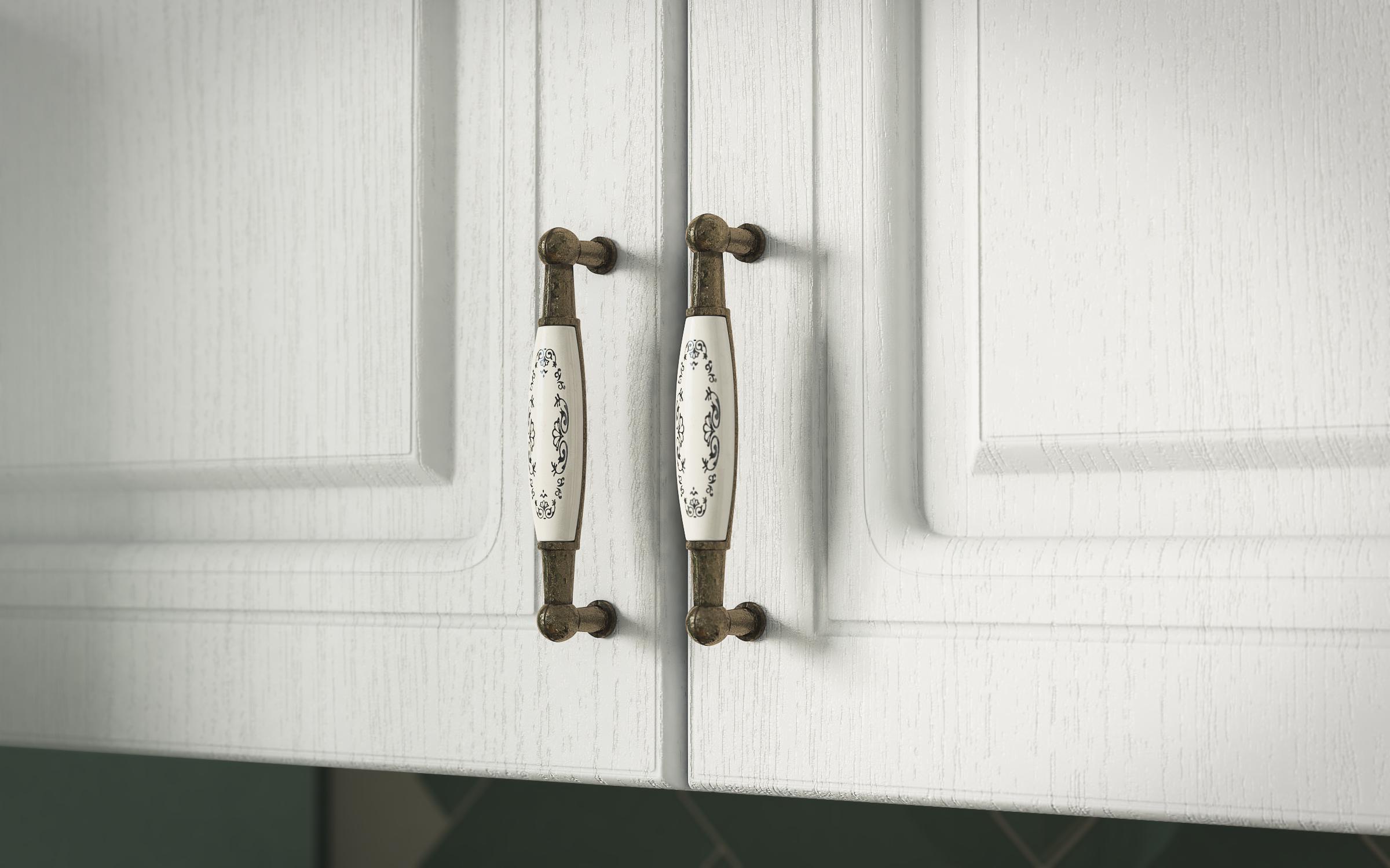 Bucatarie de colt Mirela CM K, textura alba  14