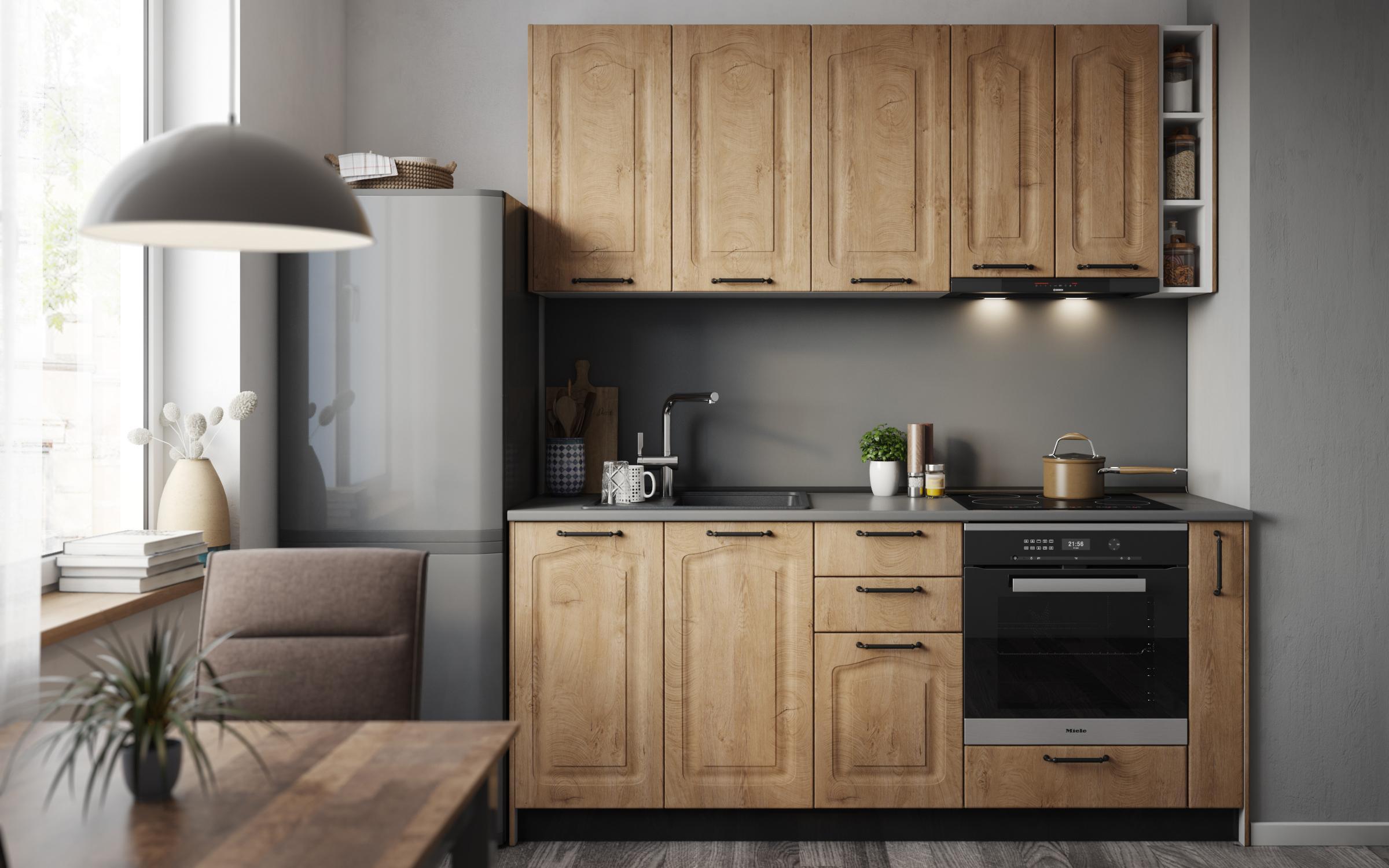 Dulap pentru cuptor Matis 01, stejar classic  3