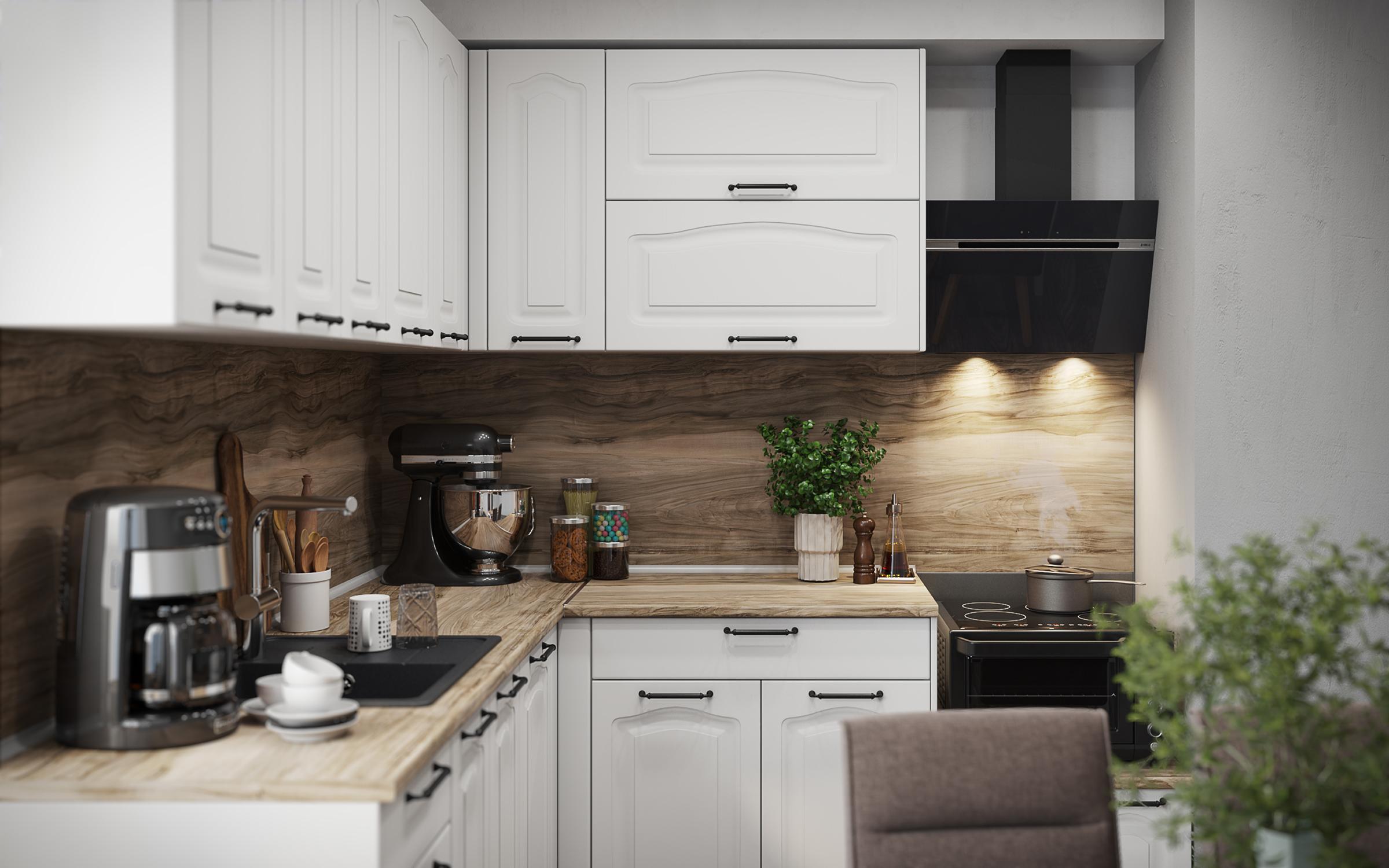 Matis Corner 208, alb mat  2