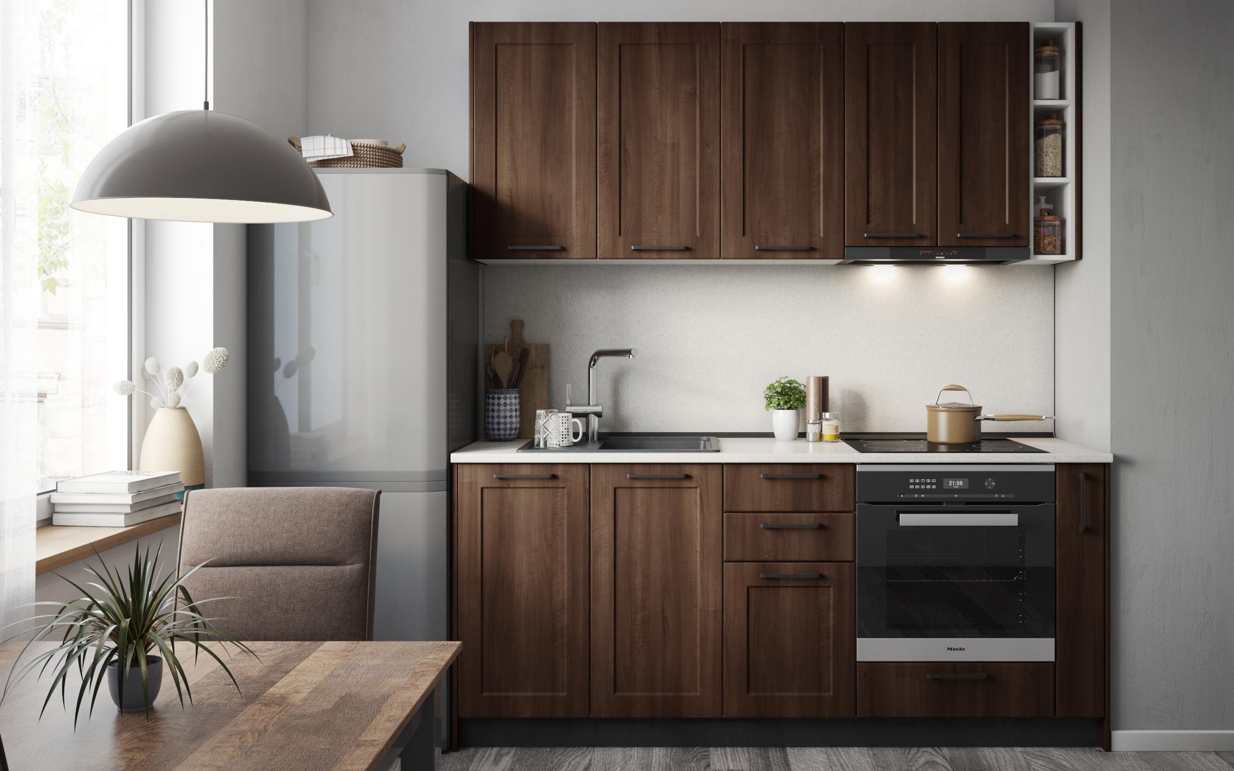 Dulap de bucatarie Sena 20, nuc  3