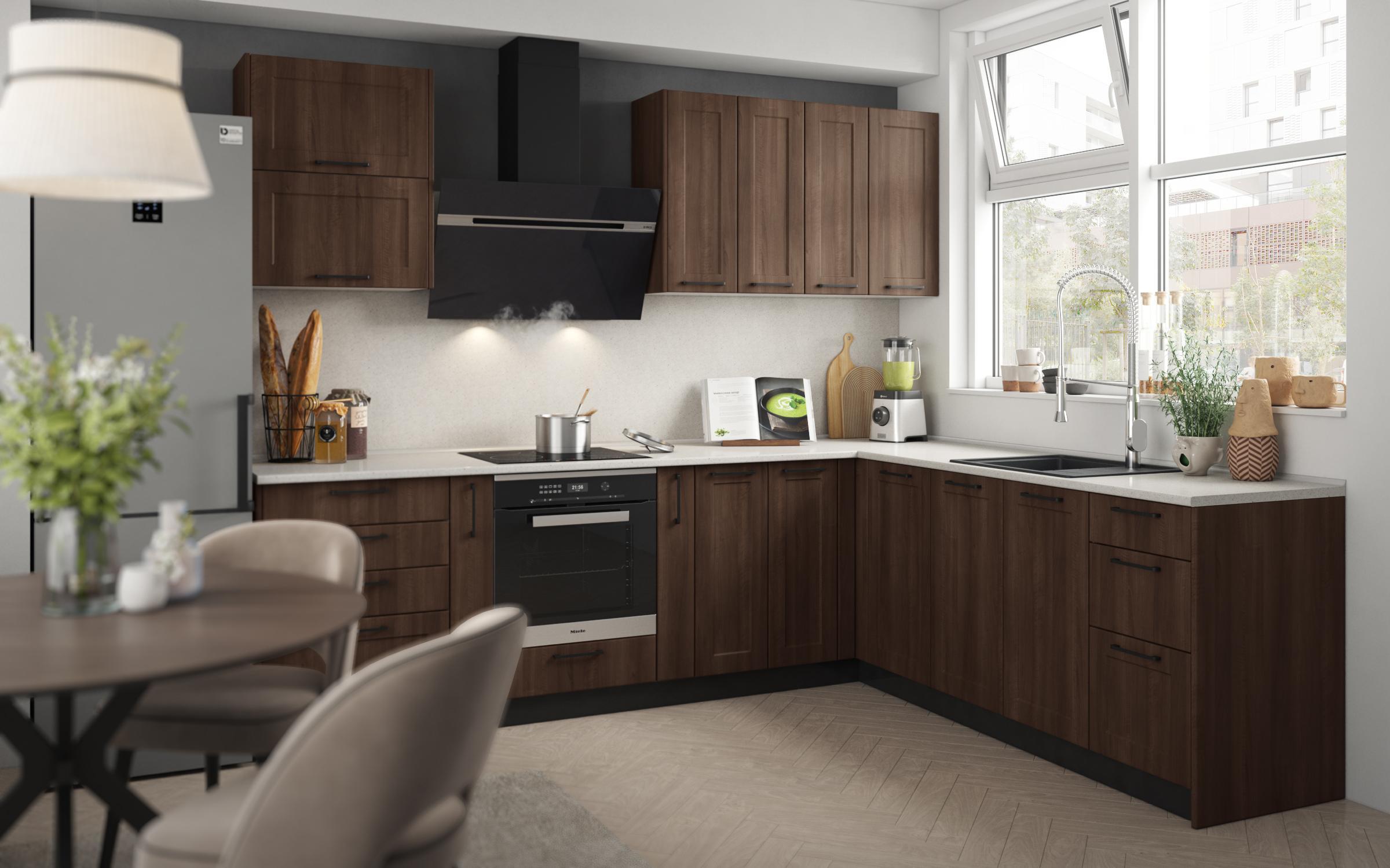 Dulap de bucatarie Sena 02, nuc  3