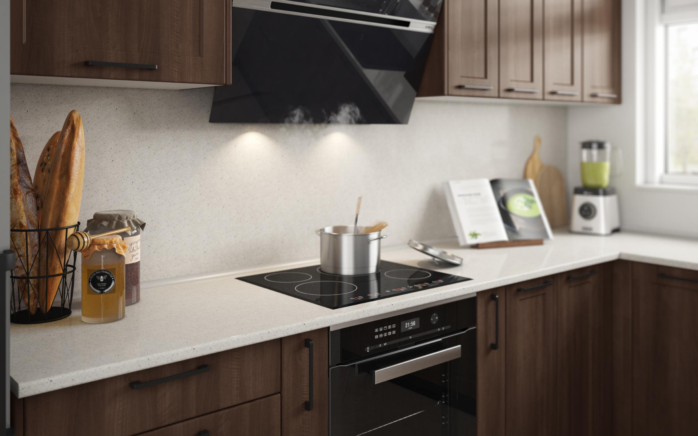 Dulap de bucatarie pentru sticle Sena 29, nuc  4