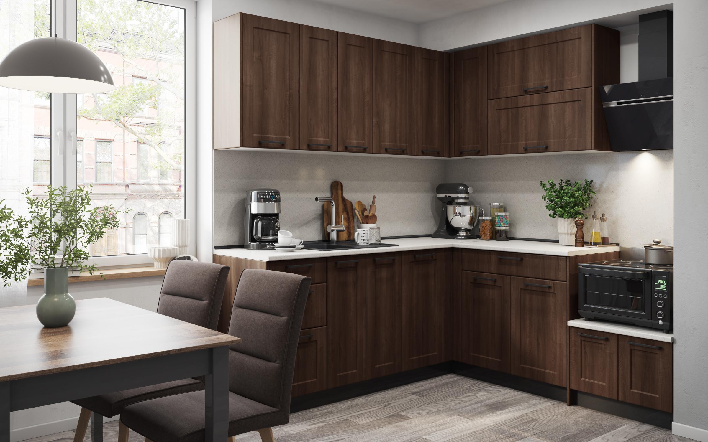 Dulap de bucatarie Sena 51, nuc  3