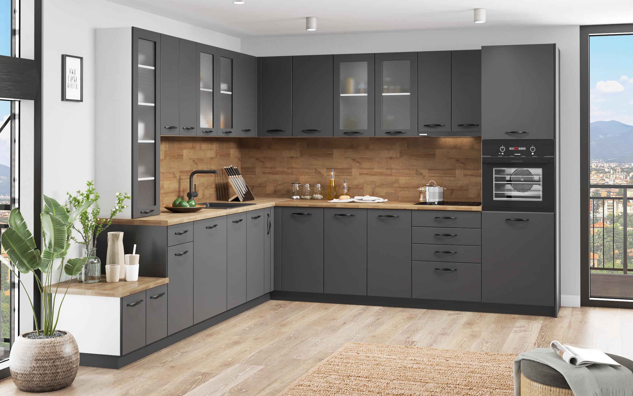 Dulap de bucatarie Simon 32, grafit  3