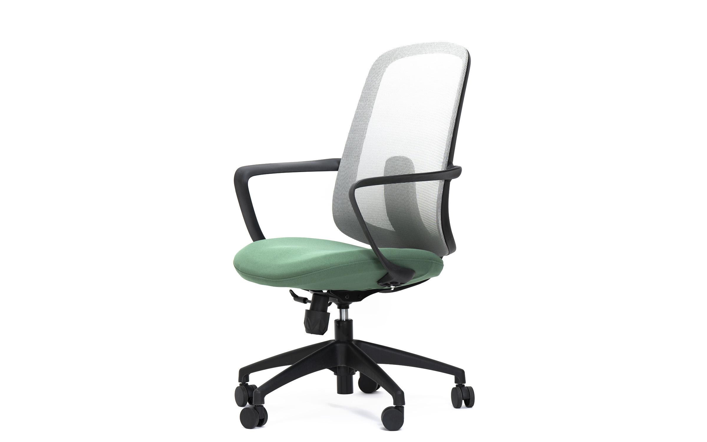 Scaun de birou Lagos, negru + verde  3