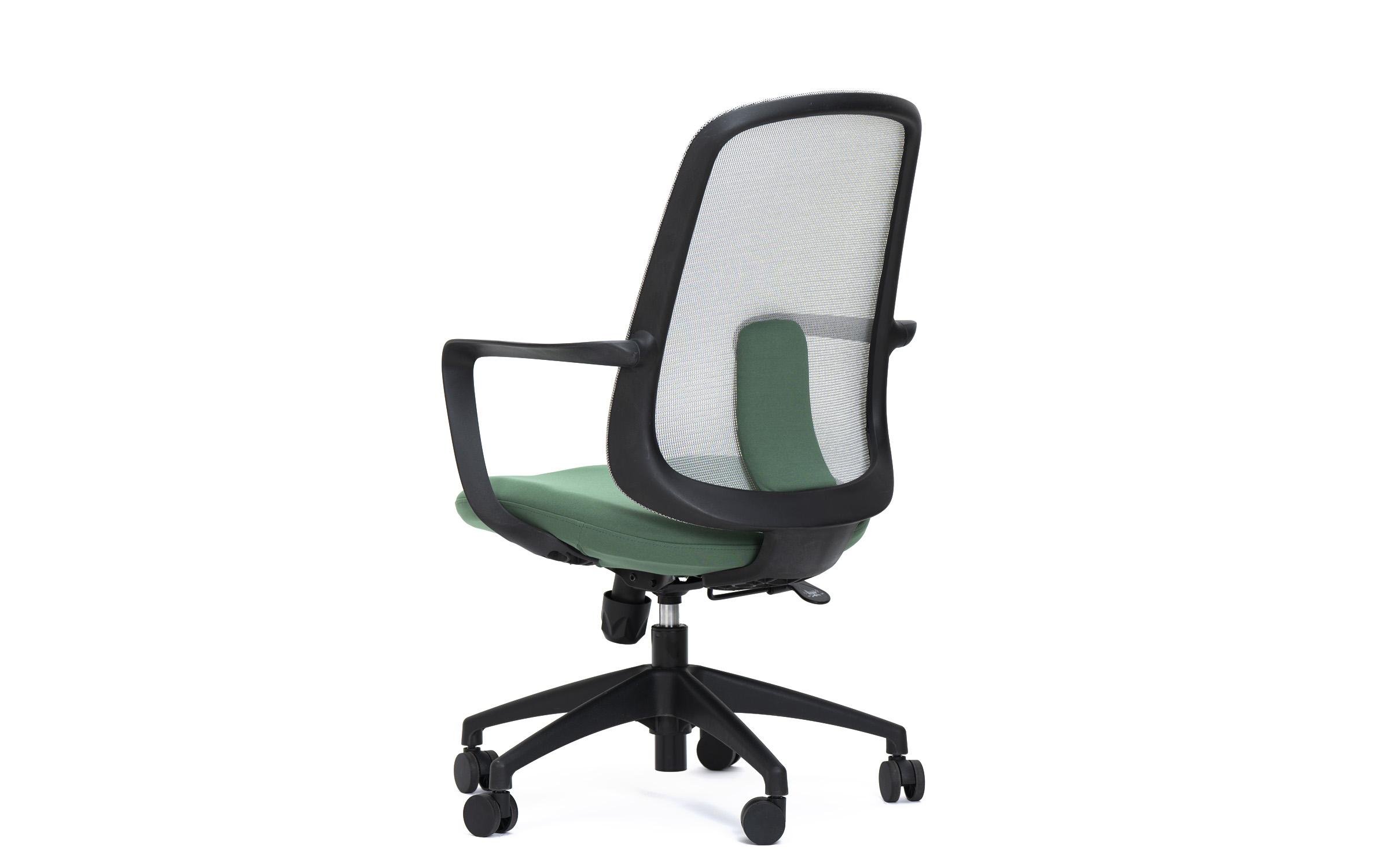 Scaun de birou Lagos, negru + verde  5