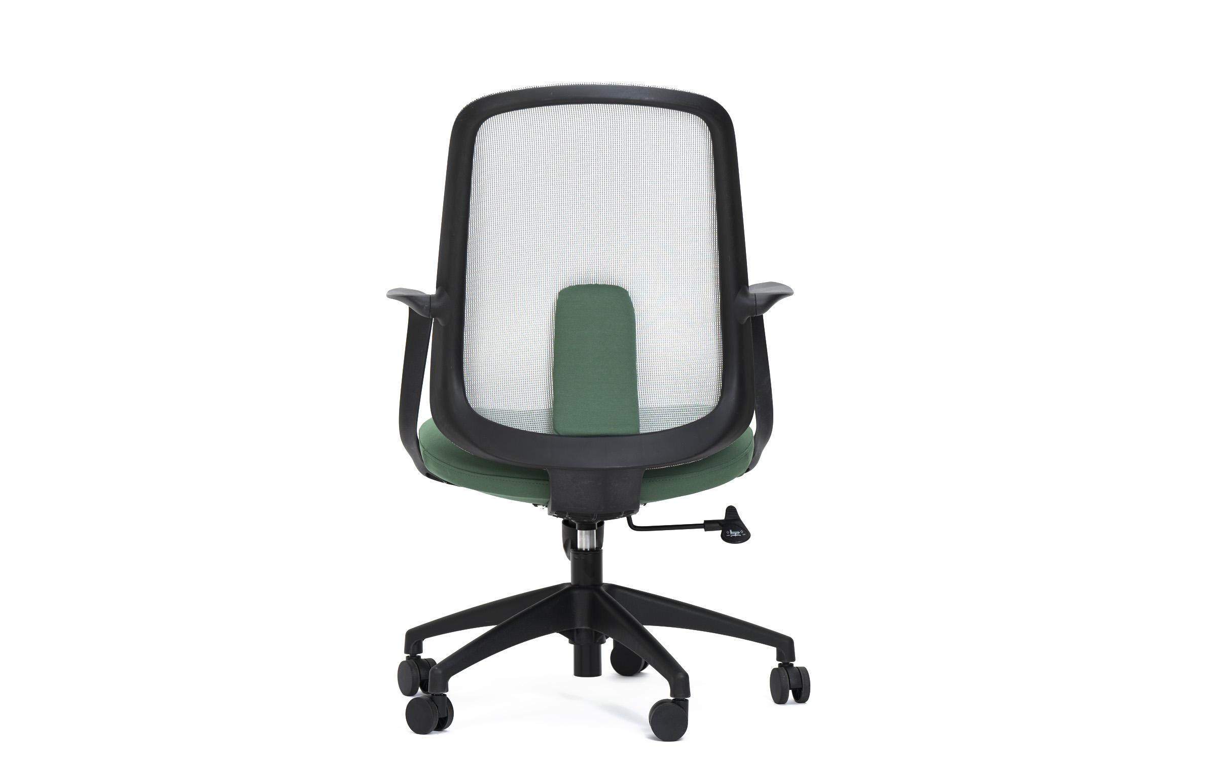 Scaun de birou Lagos, negru + verde  6