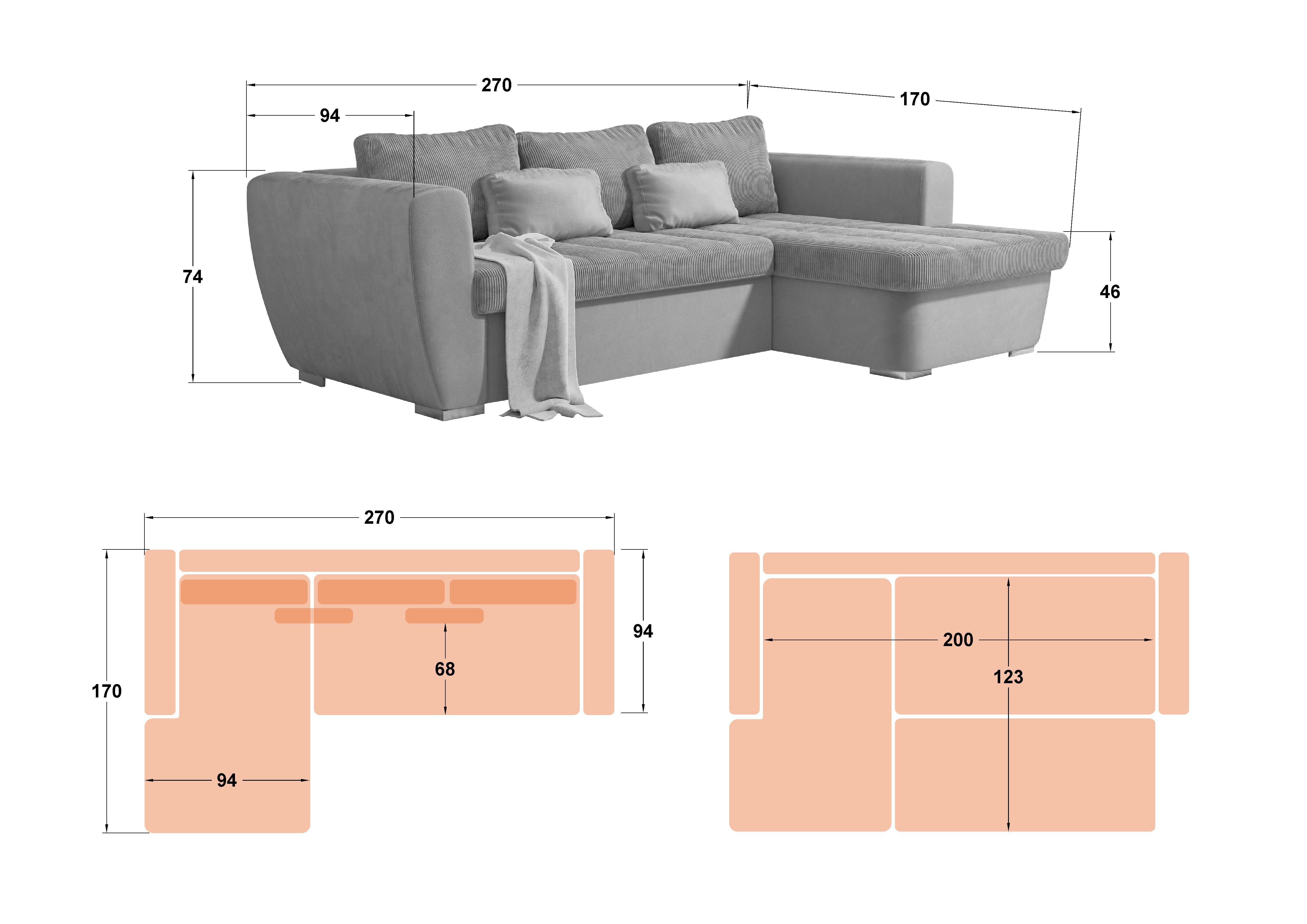 Coltar extensibil Las Vegas S Premium, bej  2