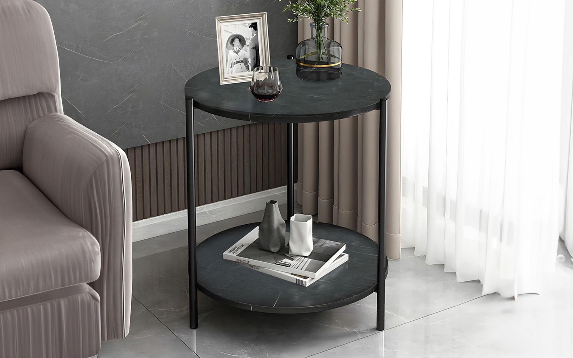 Masuta de cafea Ritm, negru  1