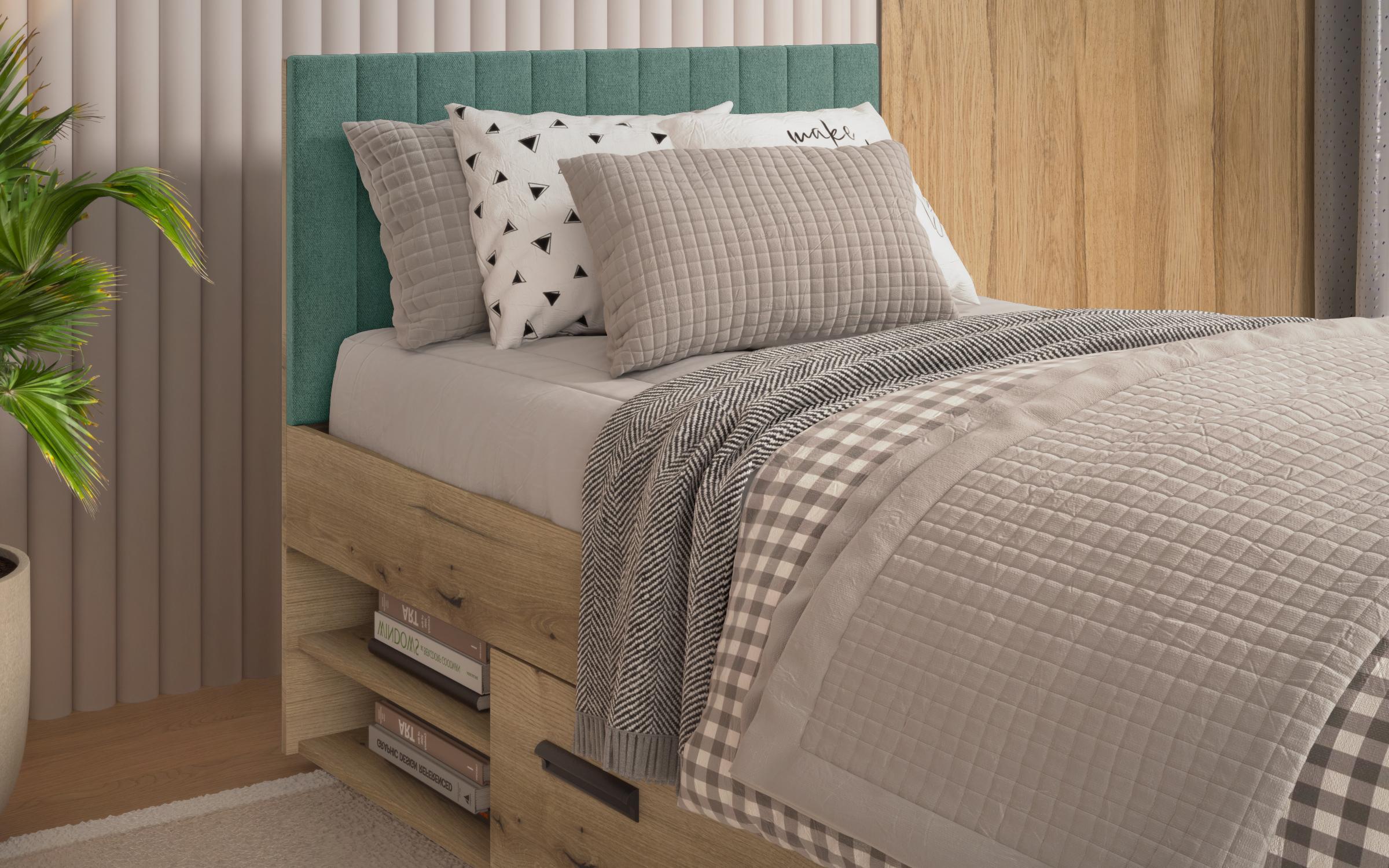 Pat 90/200 Trace, stejar evoc + menta  5