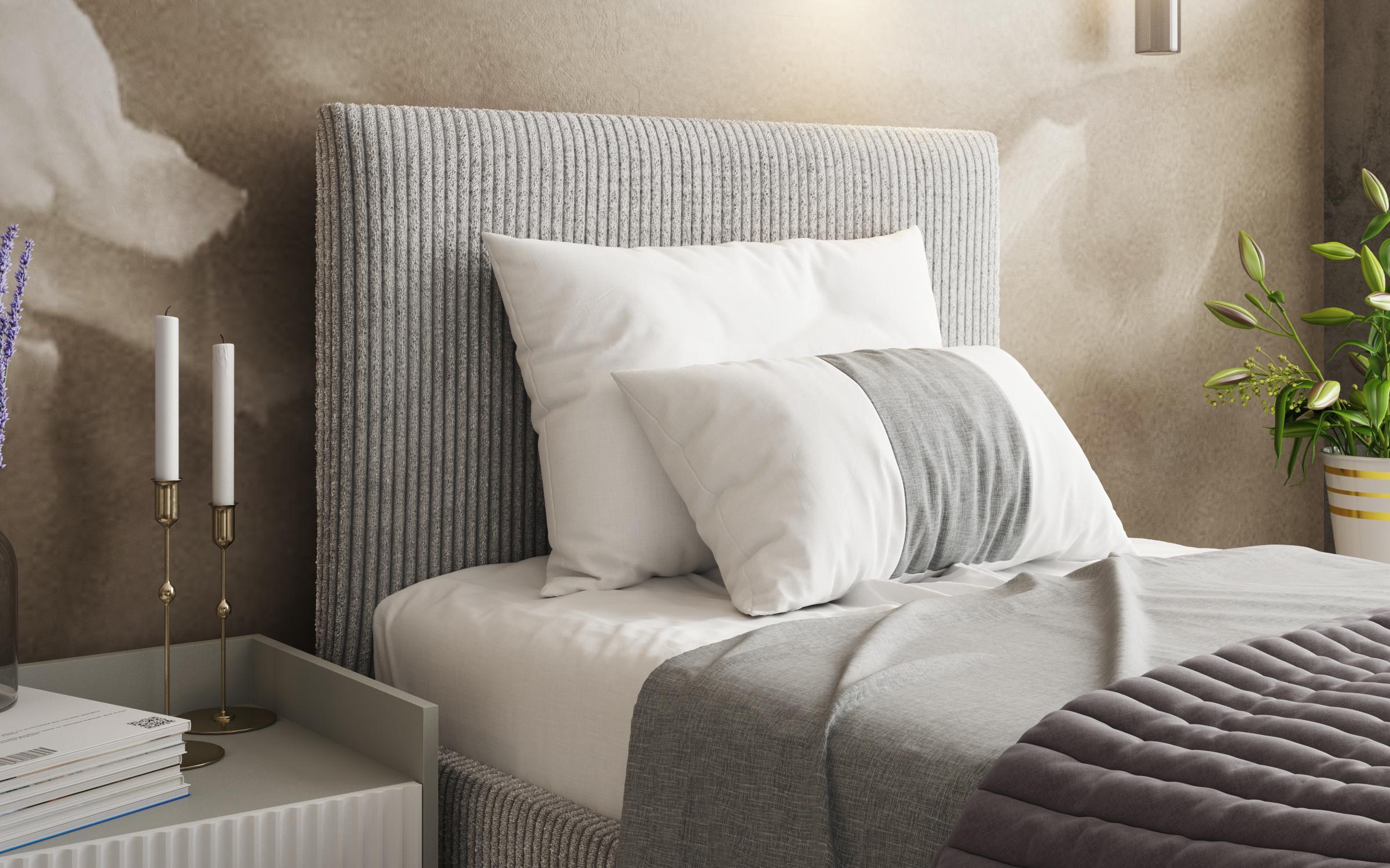 Кровать под матрас 90/200 Элит, светло-серый  4