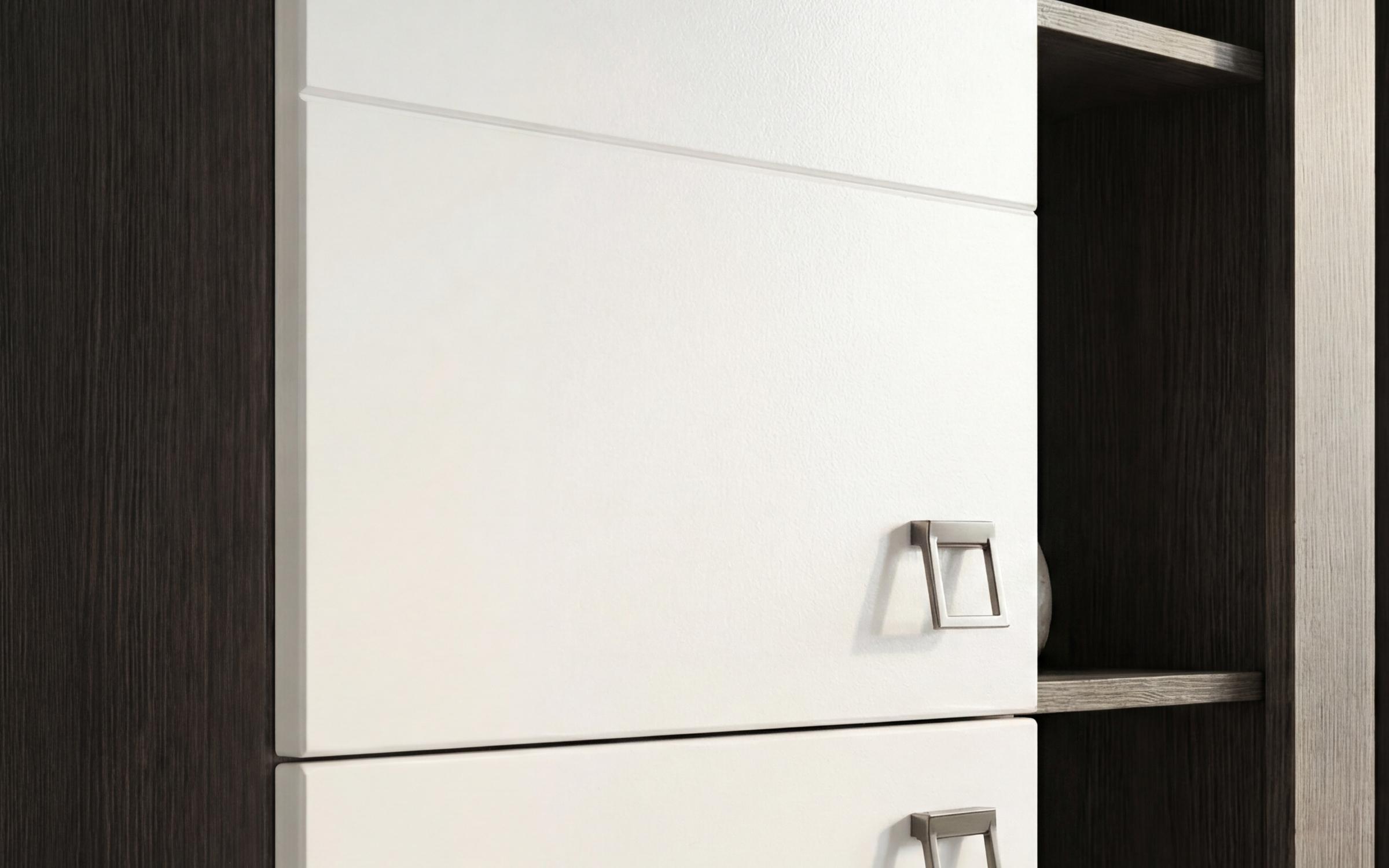 Biblioteca Livia, stejar antracit + alb lucios  3