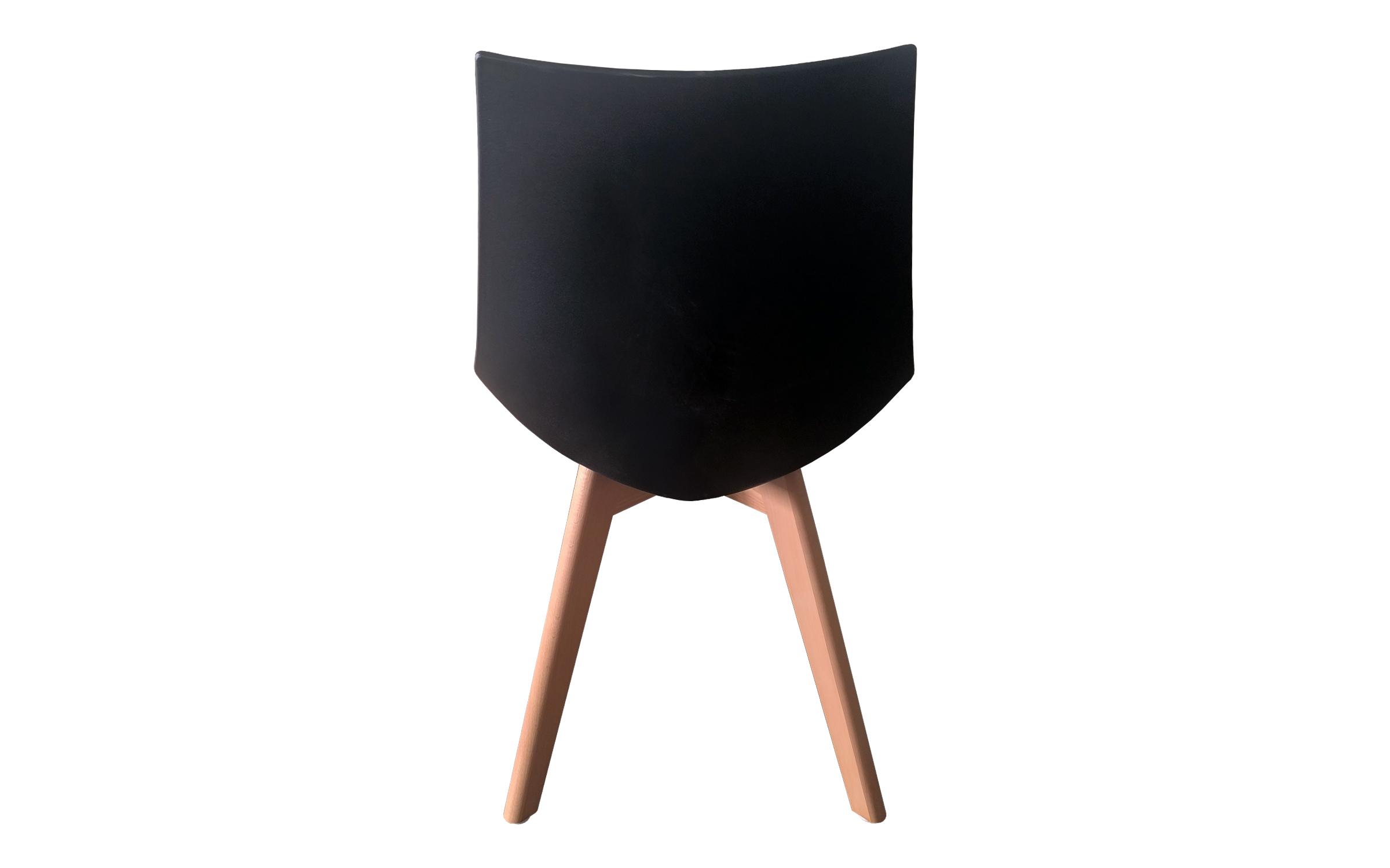 Scaun de masa Lorento, negru  3