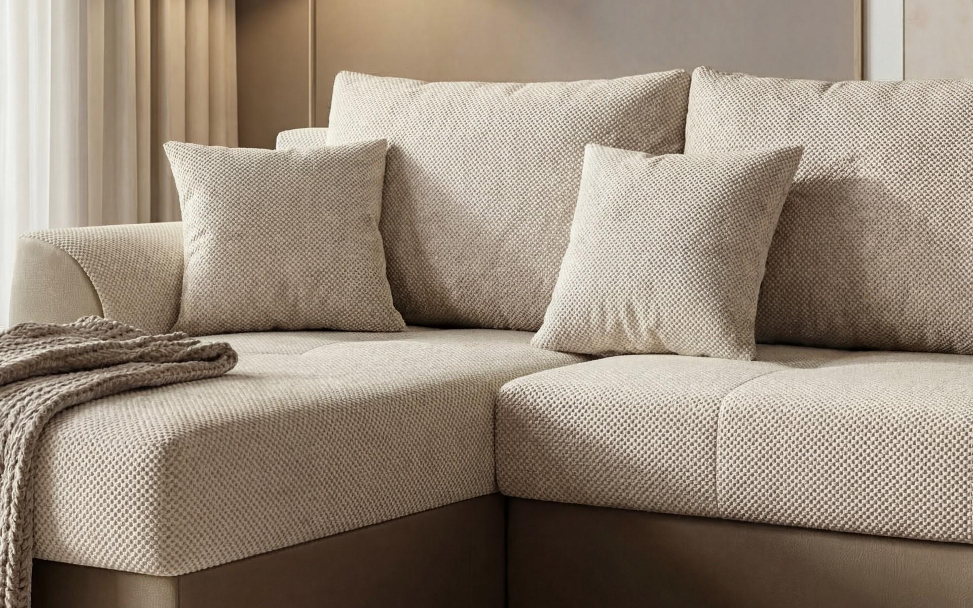 Coltar extensibil Lumis, bej + gri-bej  6