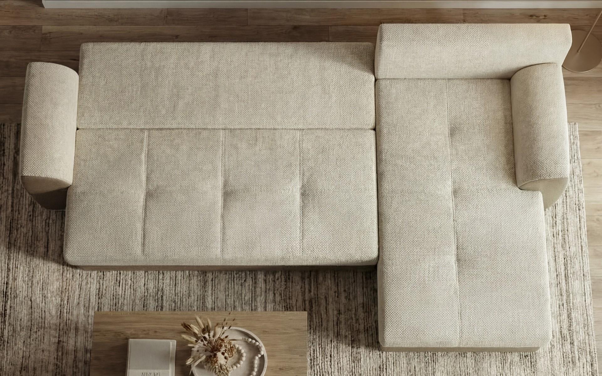 Coltar extensibil Lumis, bej + gri-bej  6