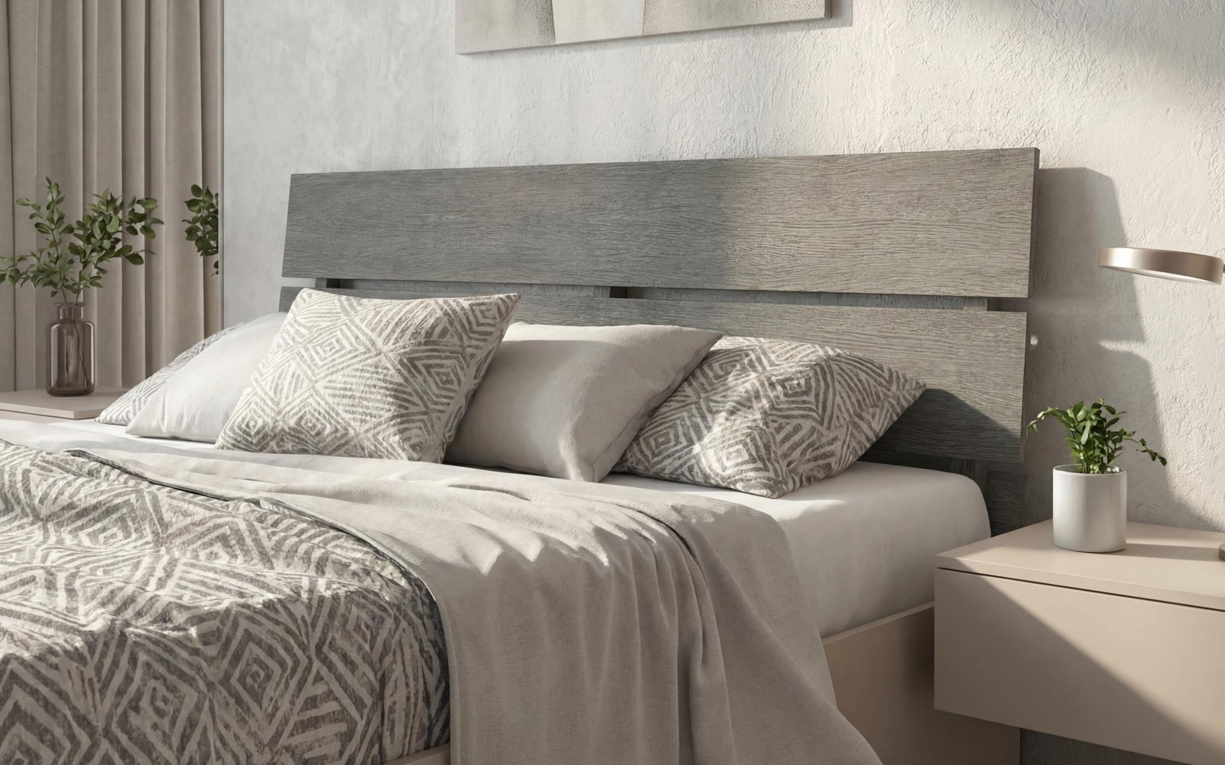 Pat dublu 160/200 Medeea, casmir + stejar antracit  5