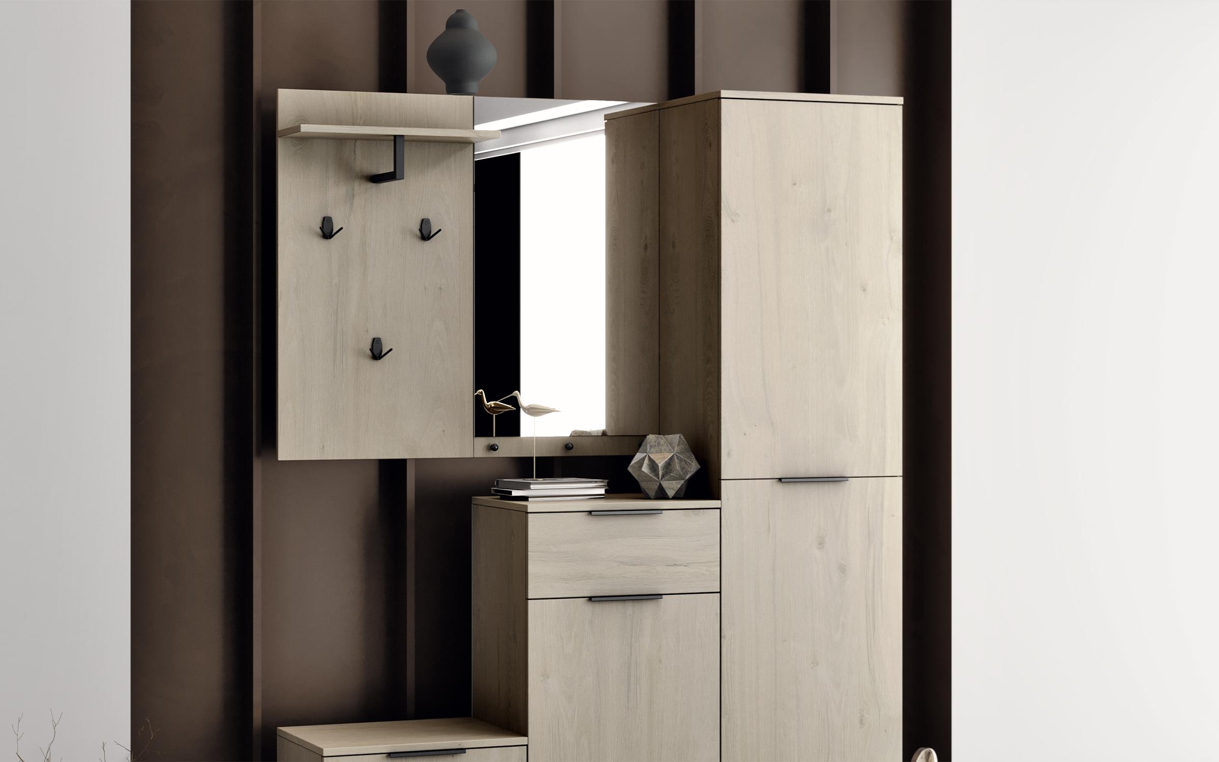 Oglinda Linus M11, stejar alb coastland  3
