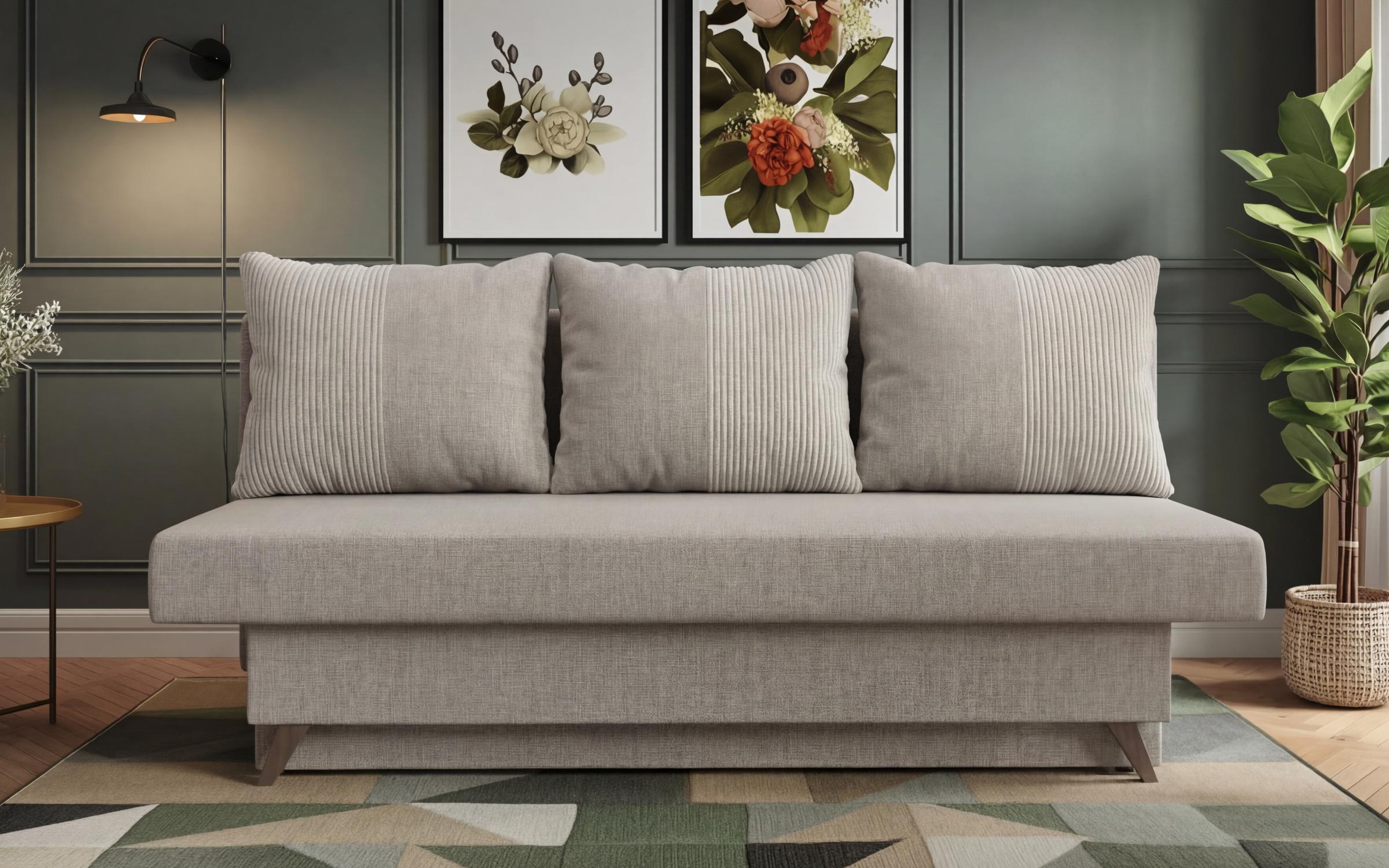 Canapea extensibila Marty, bej deschis + bej  1