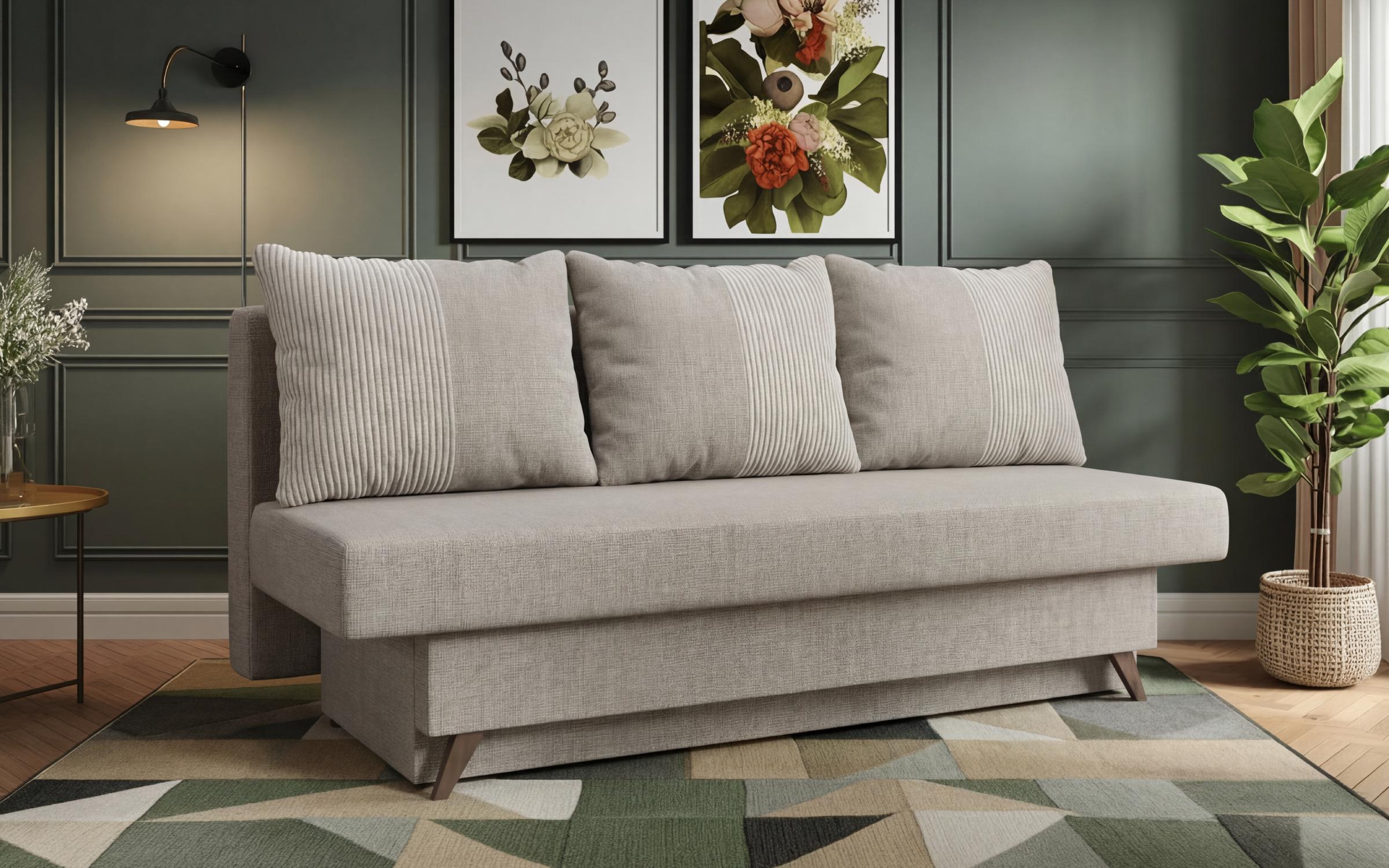 Canapea extensibila Marty, bej deschis + bej  3