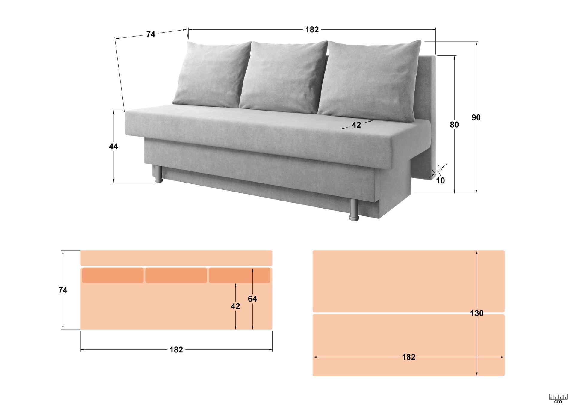 Canapea extensibila Marty S, maro  2