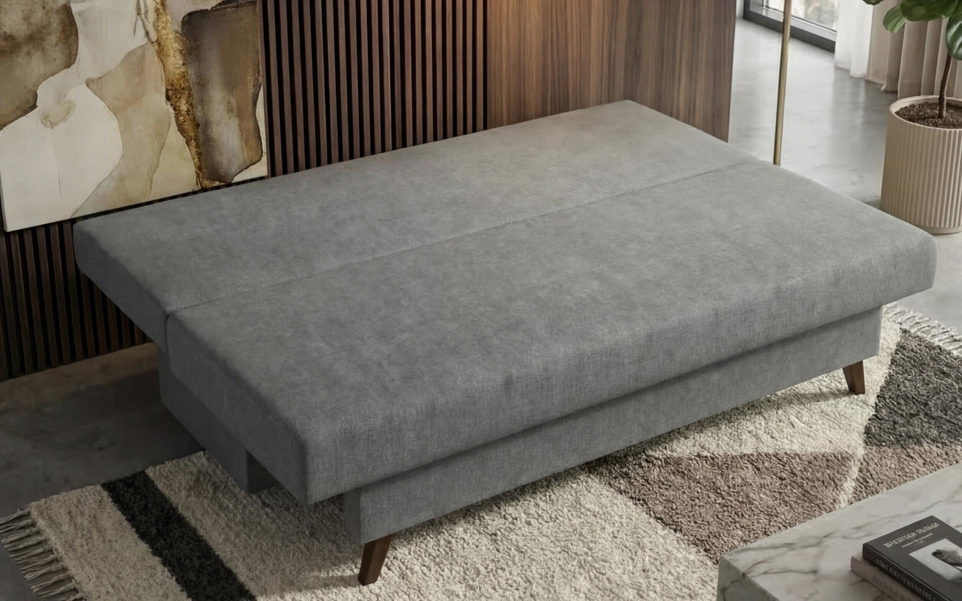 Canapea extensibila Marty, gri inchis + negru  5