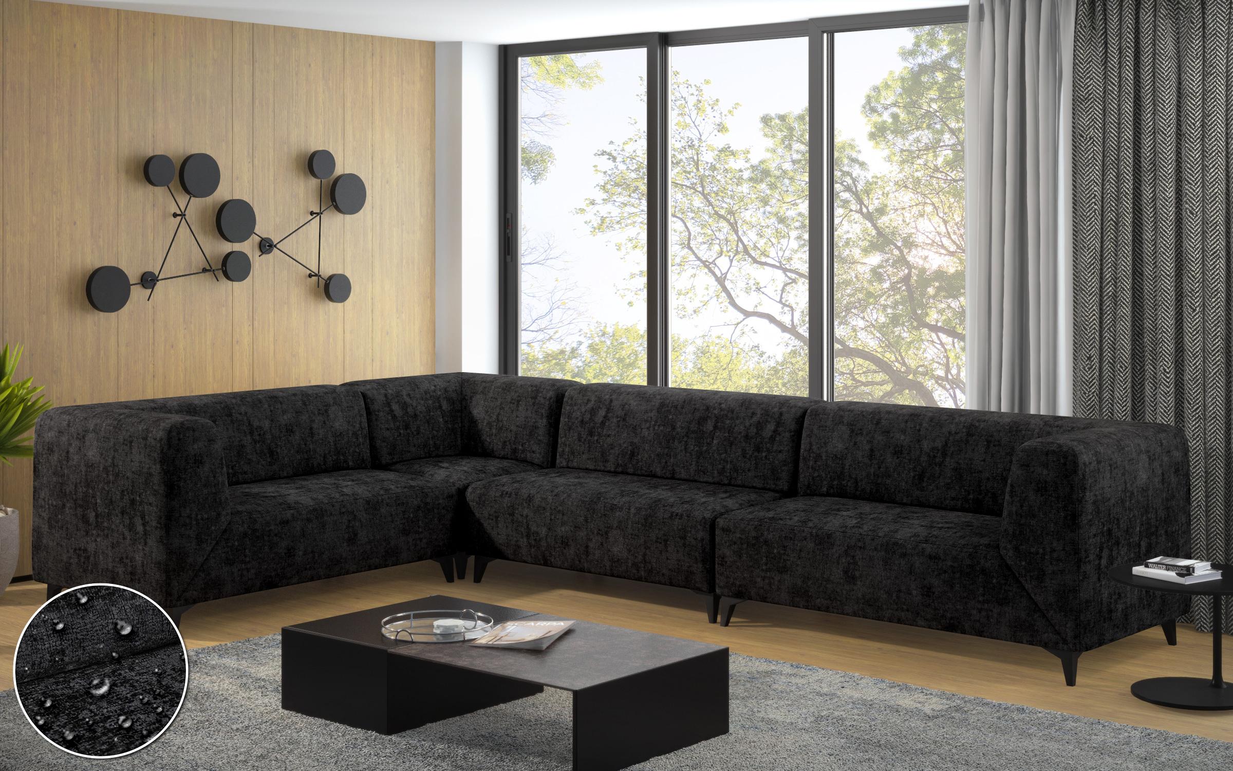 Taburet Aruba, negru  8