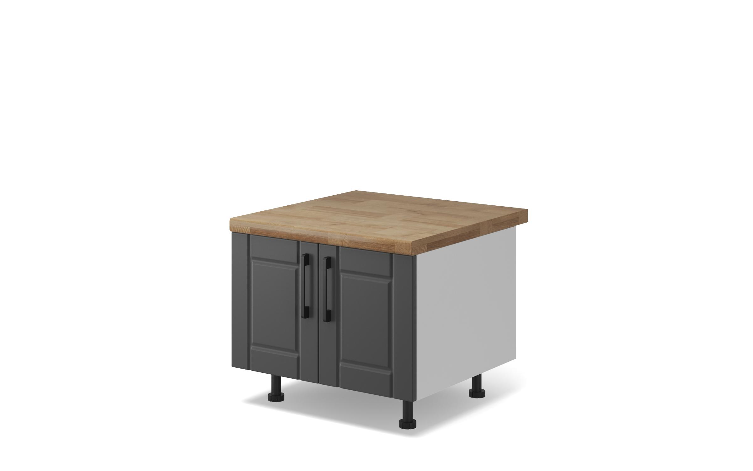 Dulap de bucatarie pentru cuptor mic Hana 19, grafit  1
