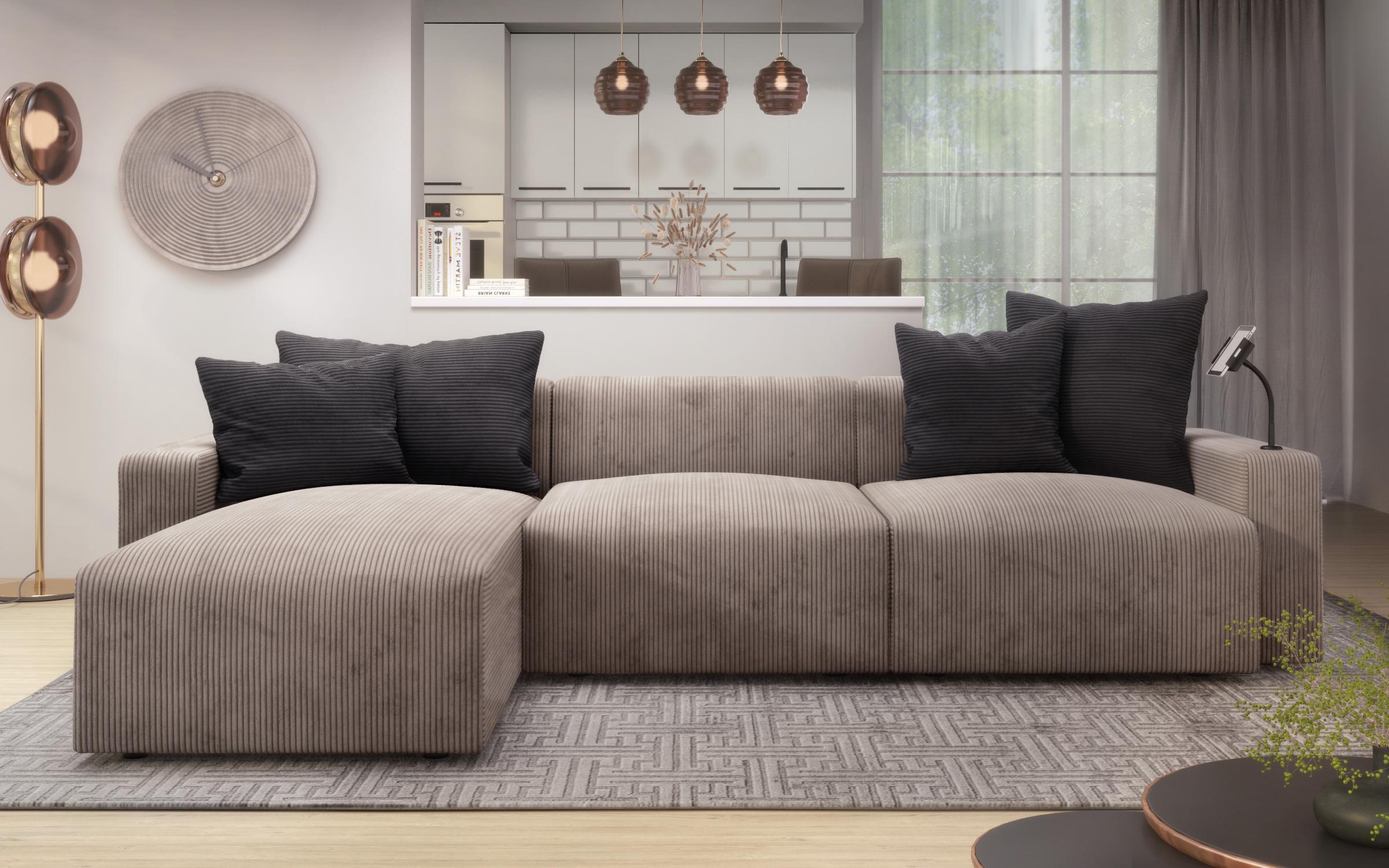 Coltar modular Bredo Smart, bej  4