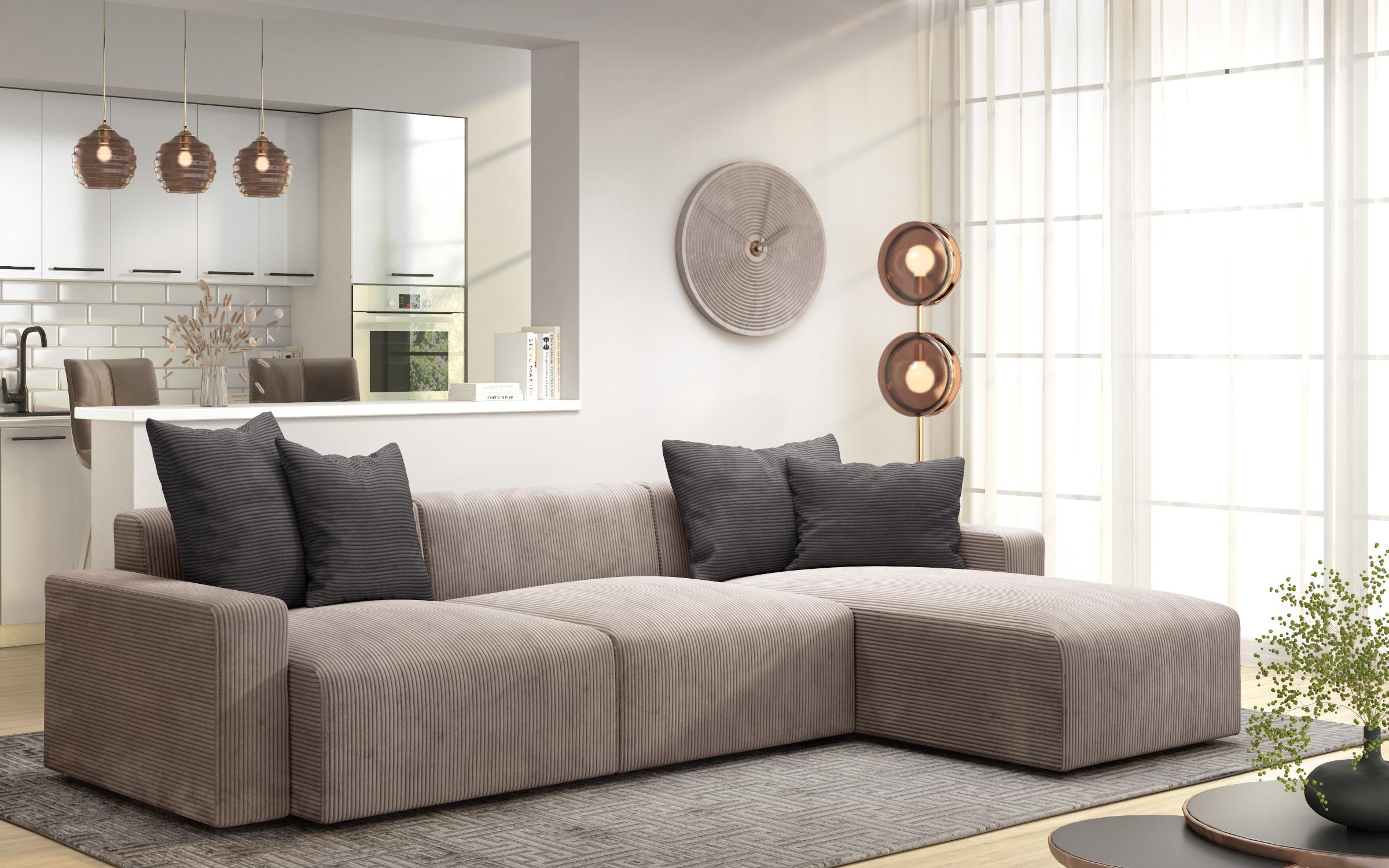 Coltar modular Bredo, bej  4