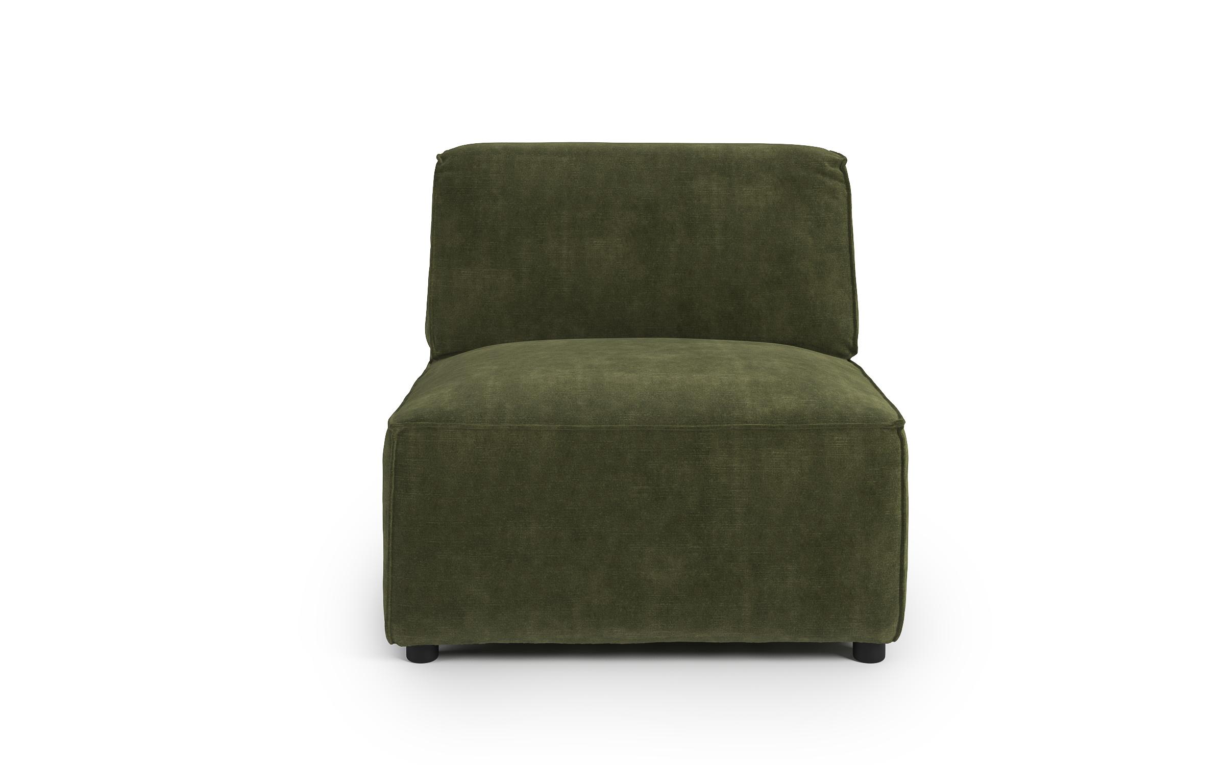 Fotoliu din coltar modular Verso, verde inchis  2