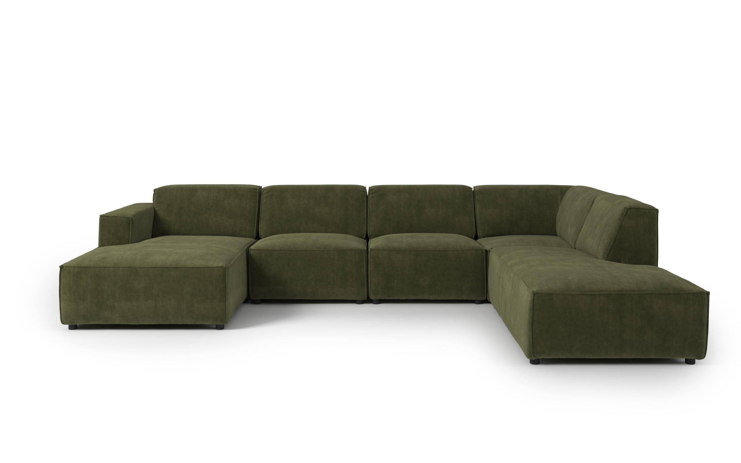 Coltar modular Verso, verde inchis  2