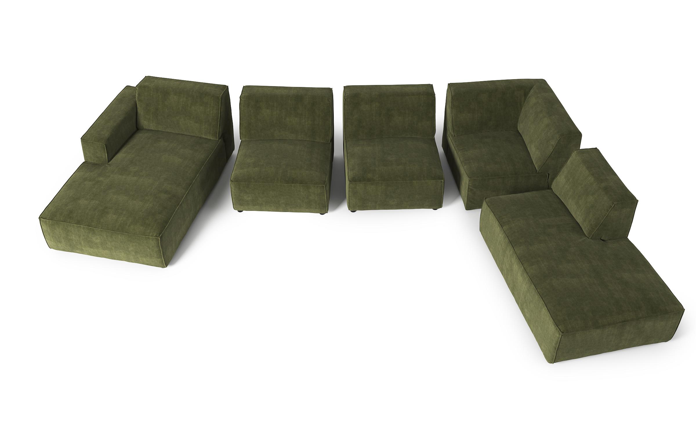 Canapea Verso, verde inchis  4