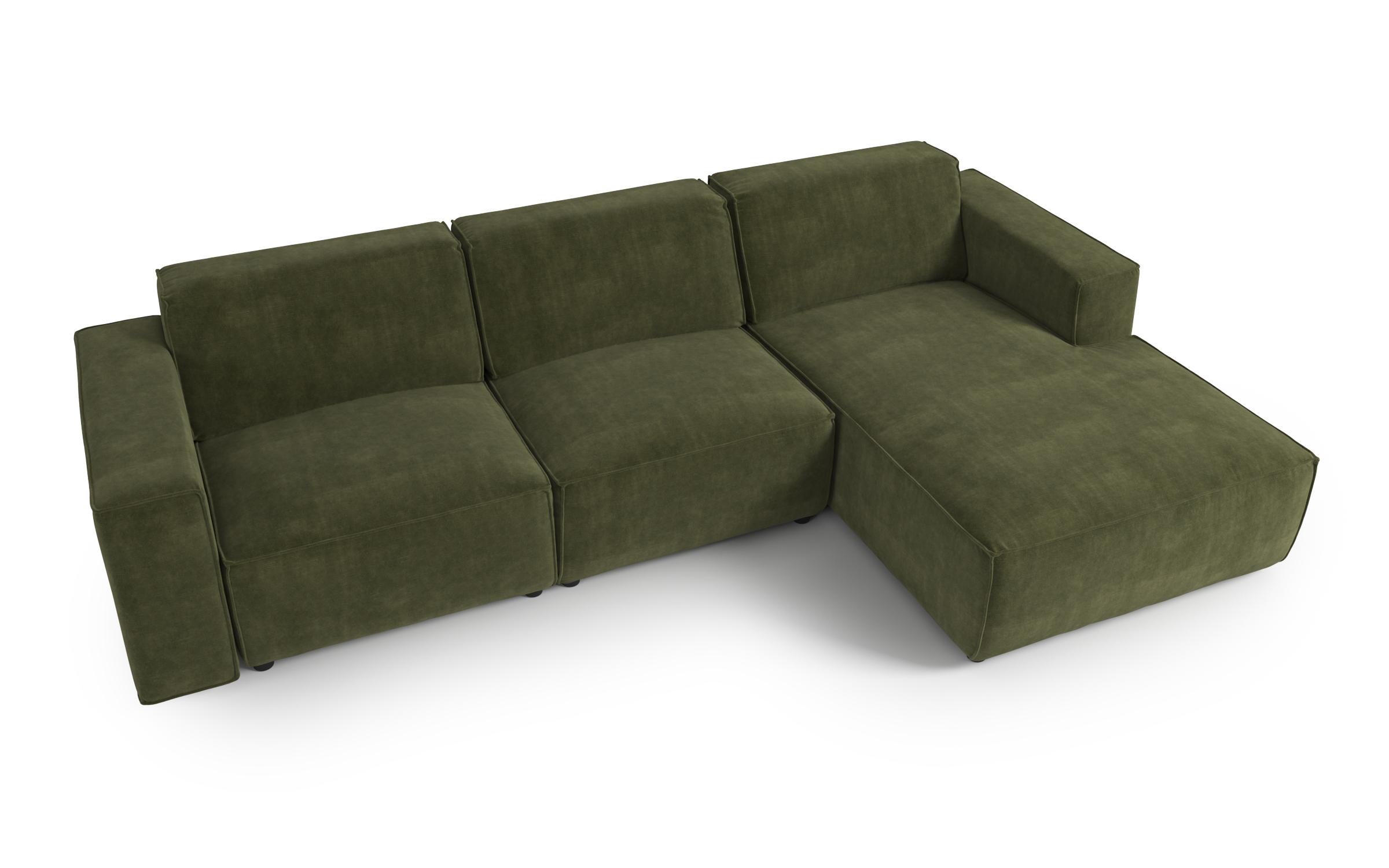 Coltar modular Verso, verde inchis  4