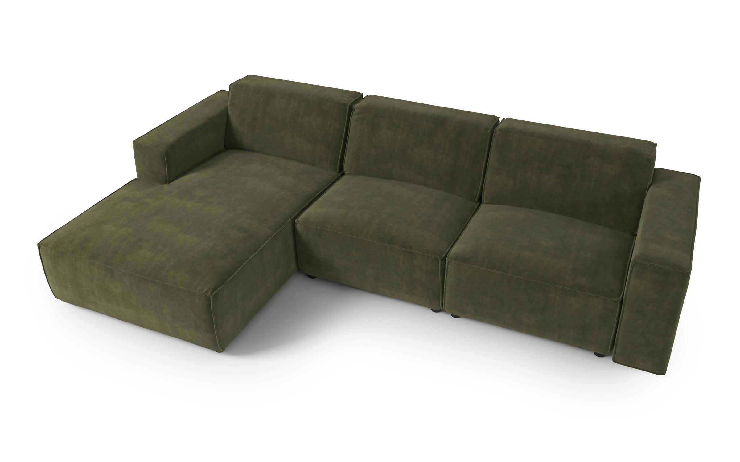 Coltar modular Verso, verde inchis  4