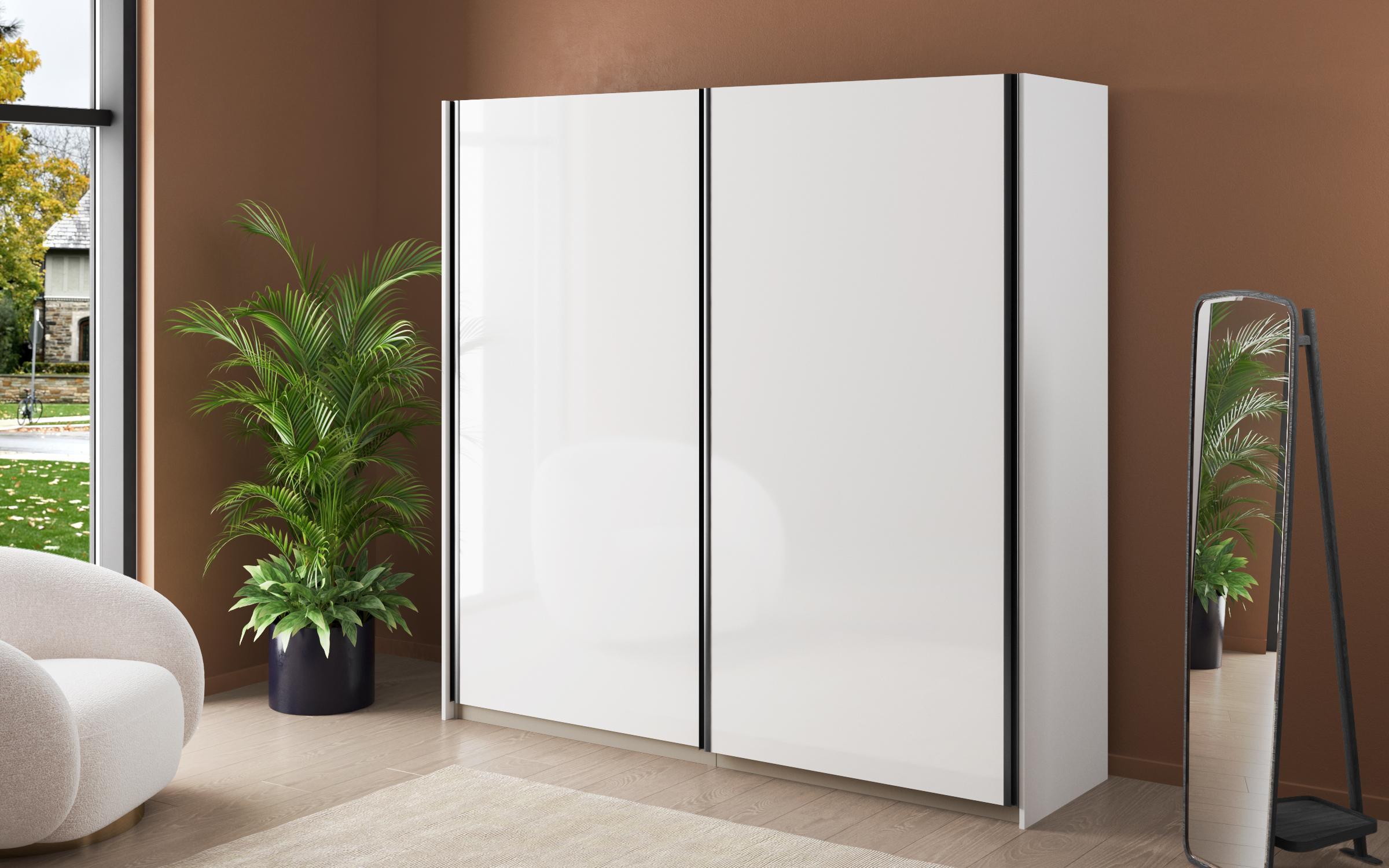 Dulap modular Soho Slide 200, alb lucios  1