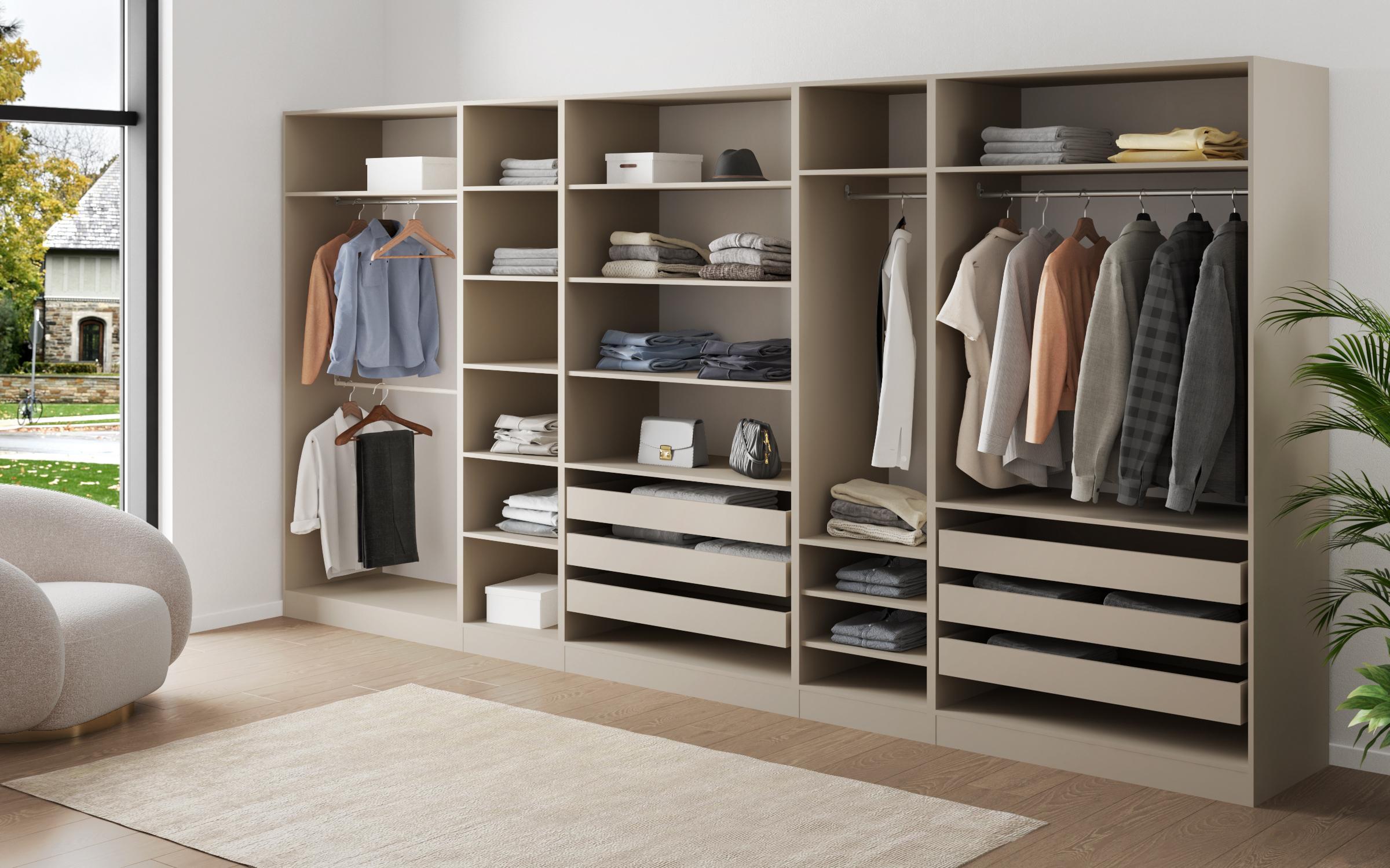 Dulap modular deschis Soho Free 400, nisipiu mat  1